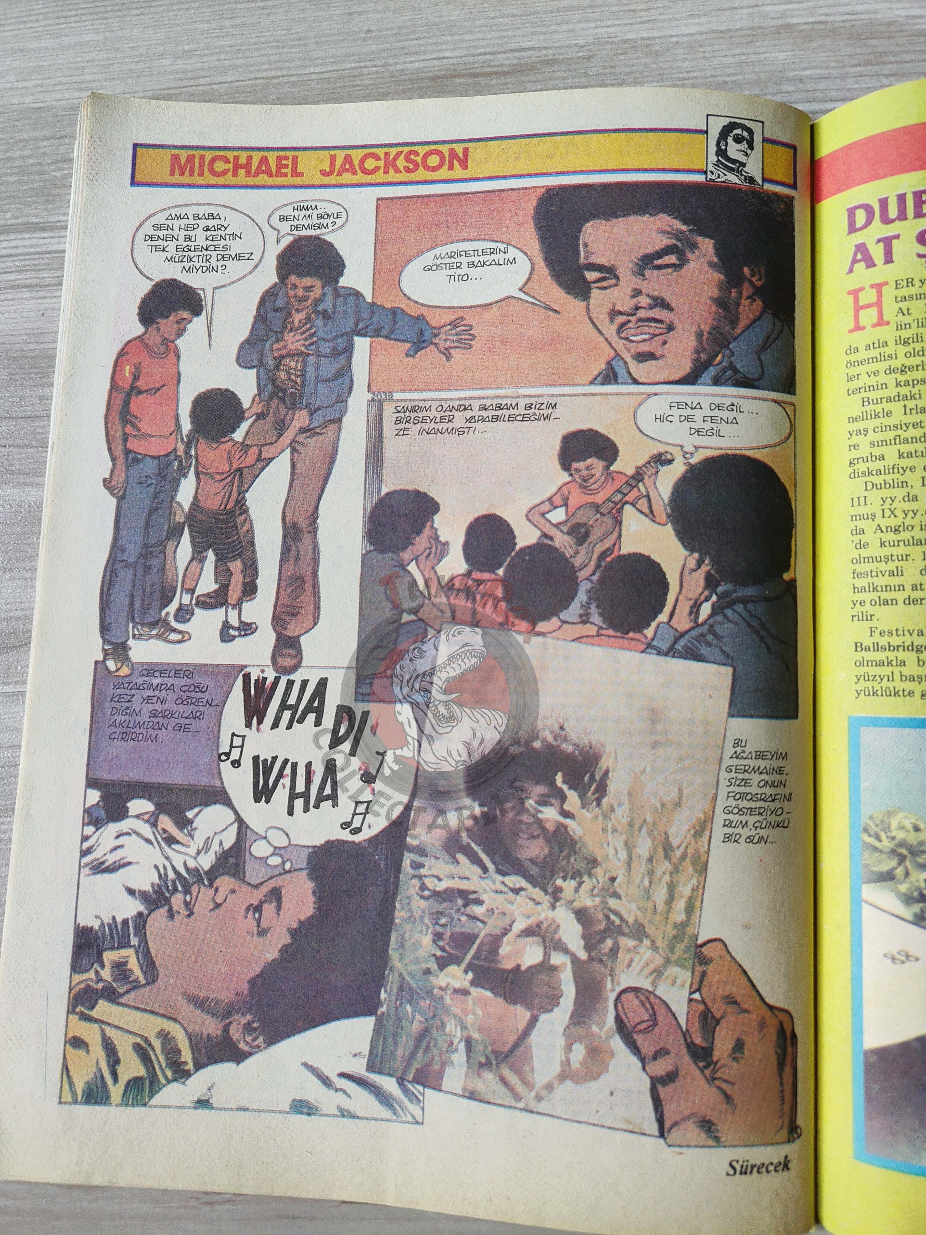 Milliyet Çocuk #49 1984 Turkish Comic Turkey Michael Jackson Lucky Luke Eric Castel Robin Dubois