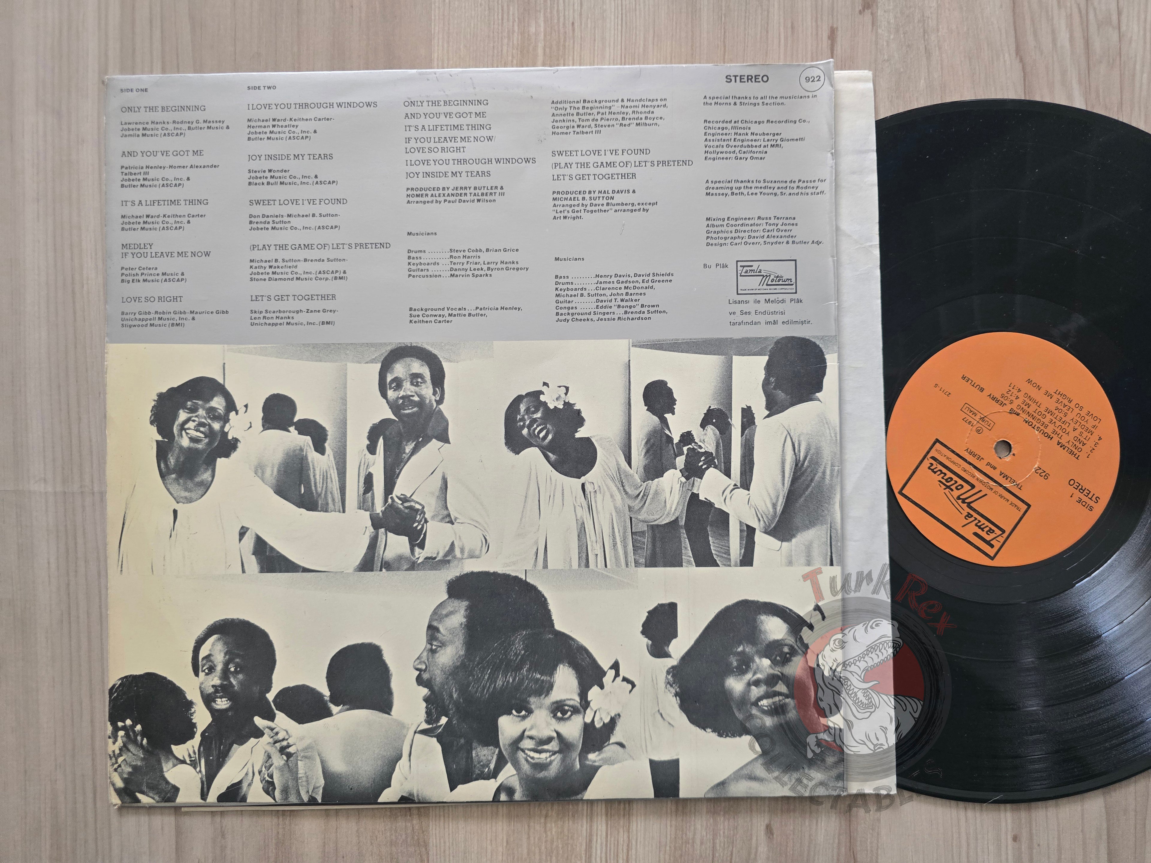 Thelma Houston & Jerry Butler – Thelma & Jerry Turkish Pressing Vinyl Turkey Edition