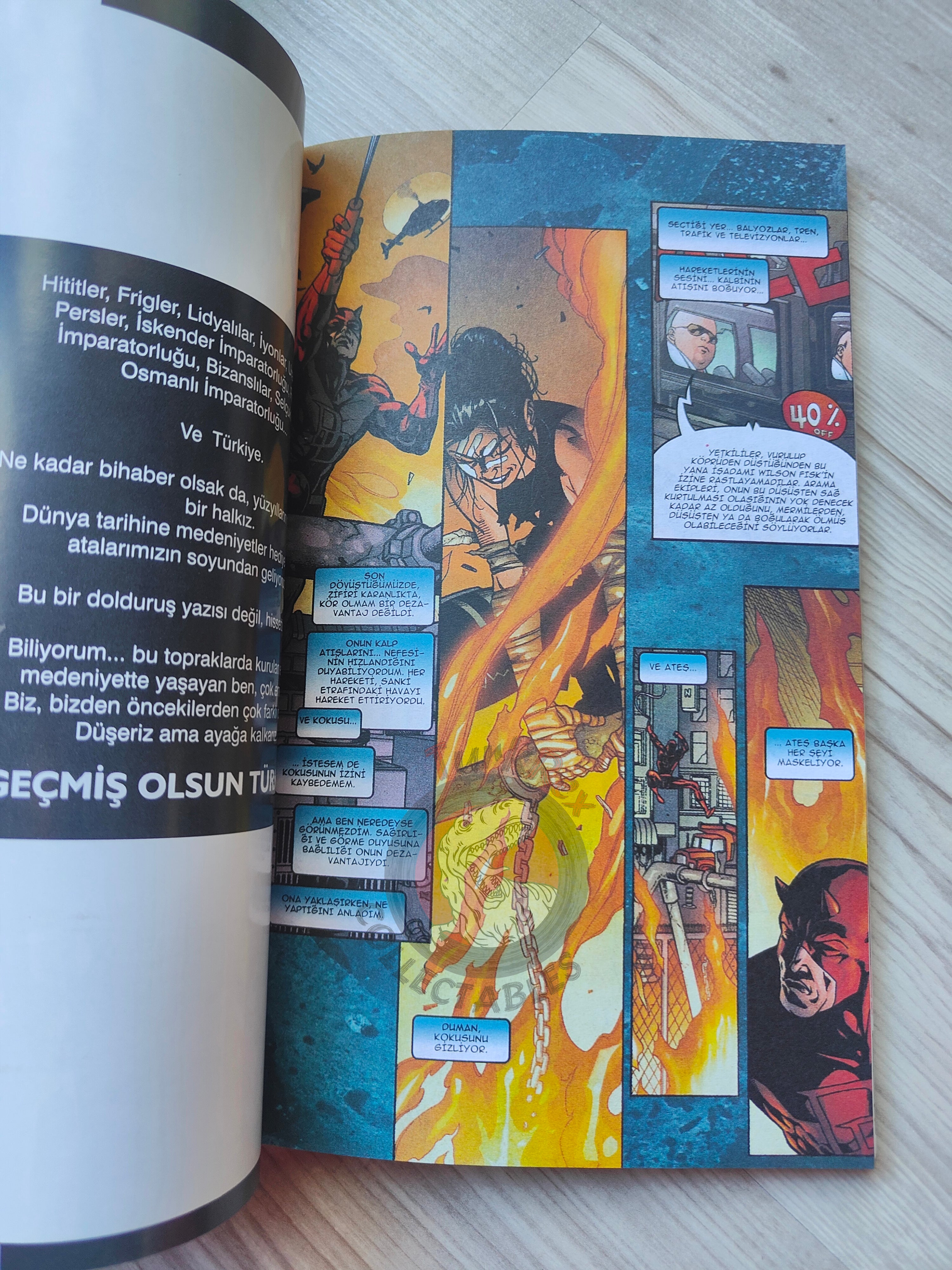 Daredevil Volume #3 Turkish Comic Turkey Marvel Knights #13–19
