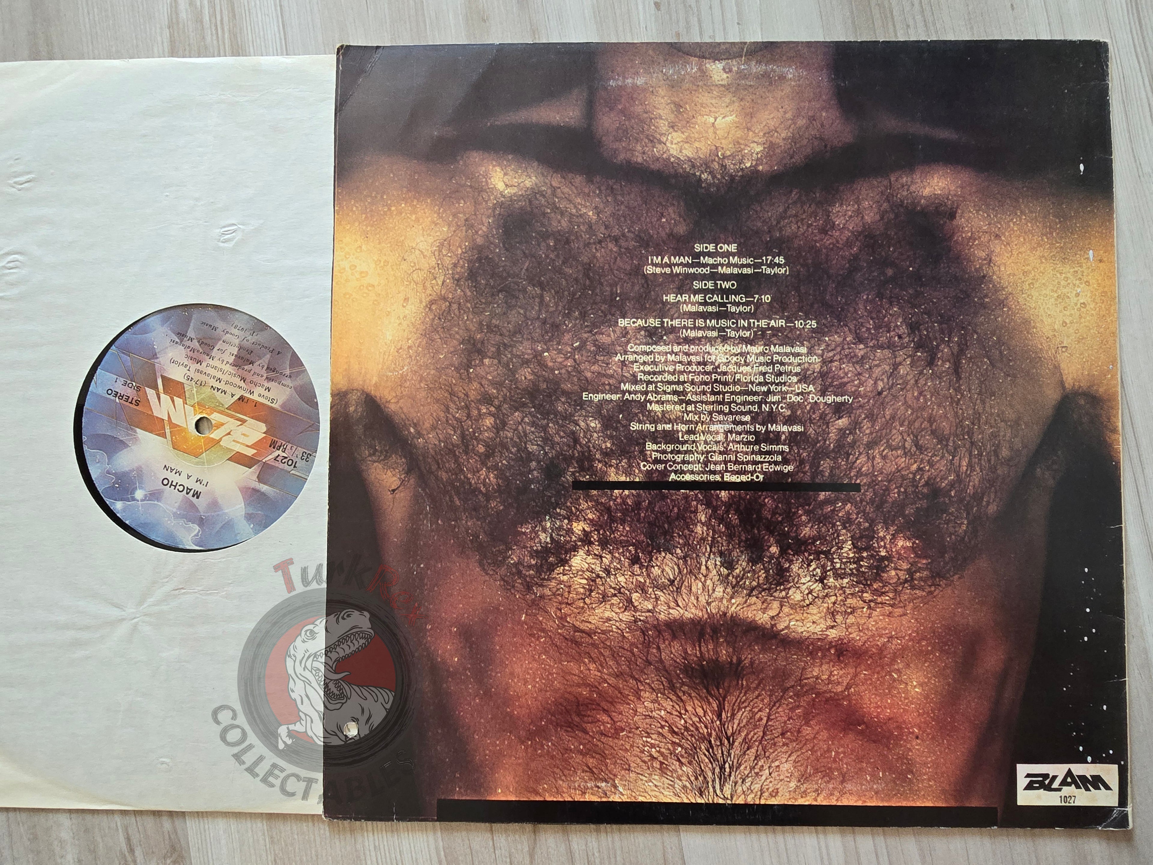 Macho – I'm A Man Turkish Pressing Vinyl Turkey Edition