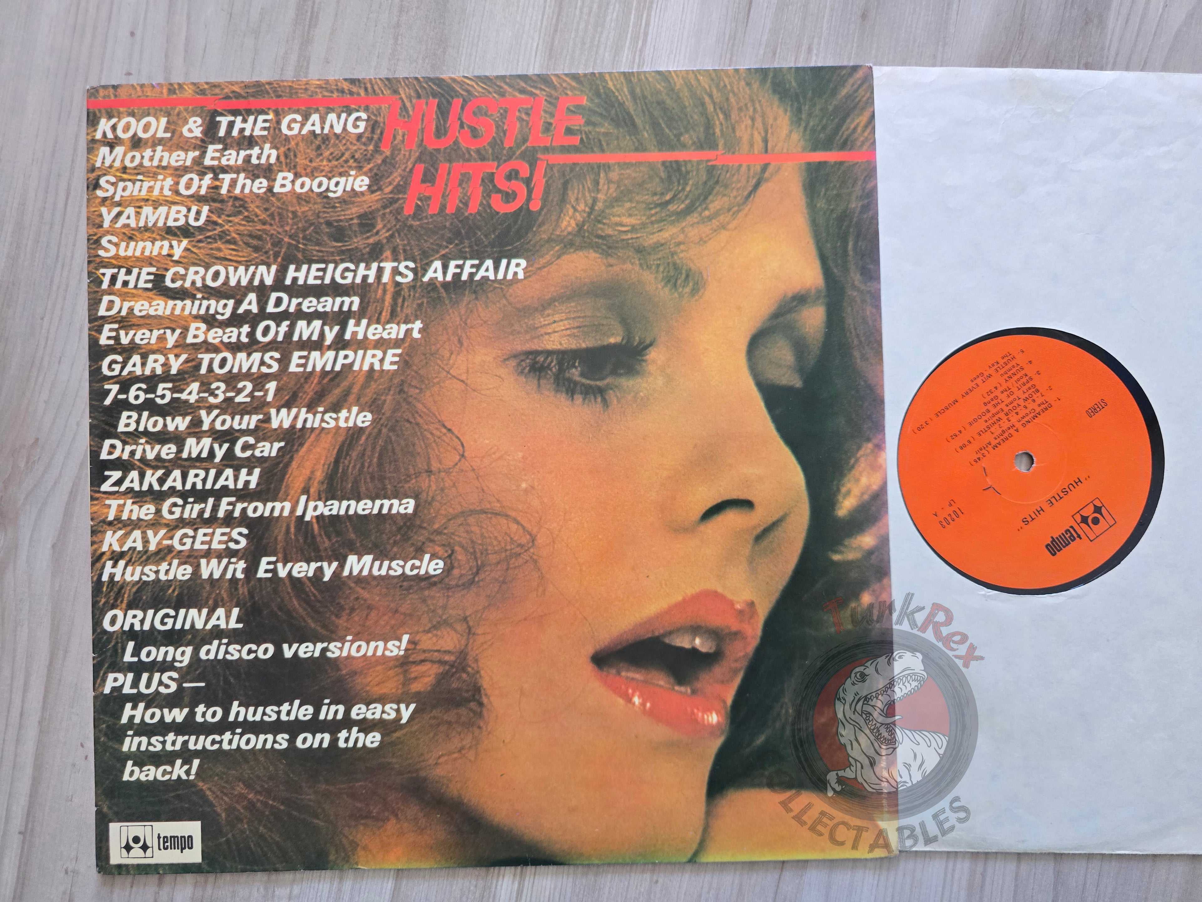 Various – Hustle Hits Turkish Pressing Vinyl Turkey Edition
