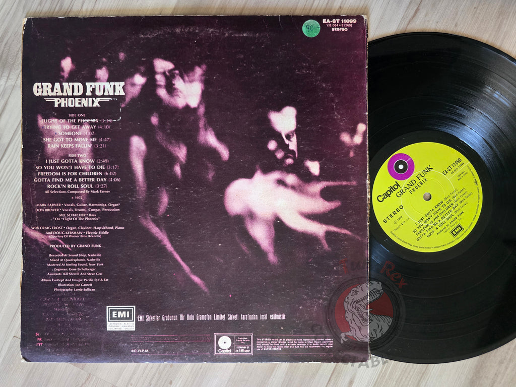 Grand Funk Railroad – Phoenix Turkish Pressing Vinyl Turkey Edition