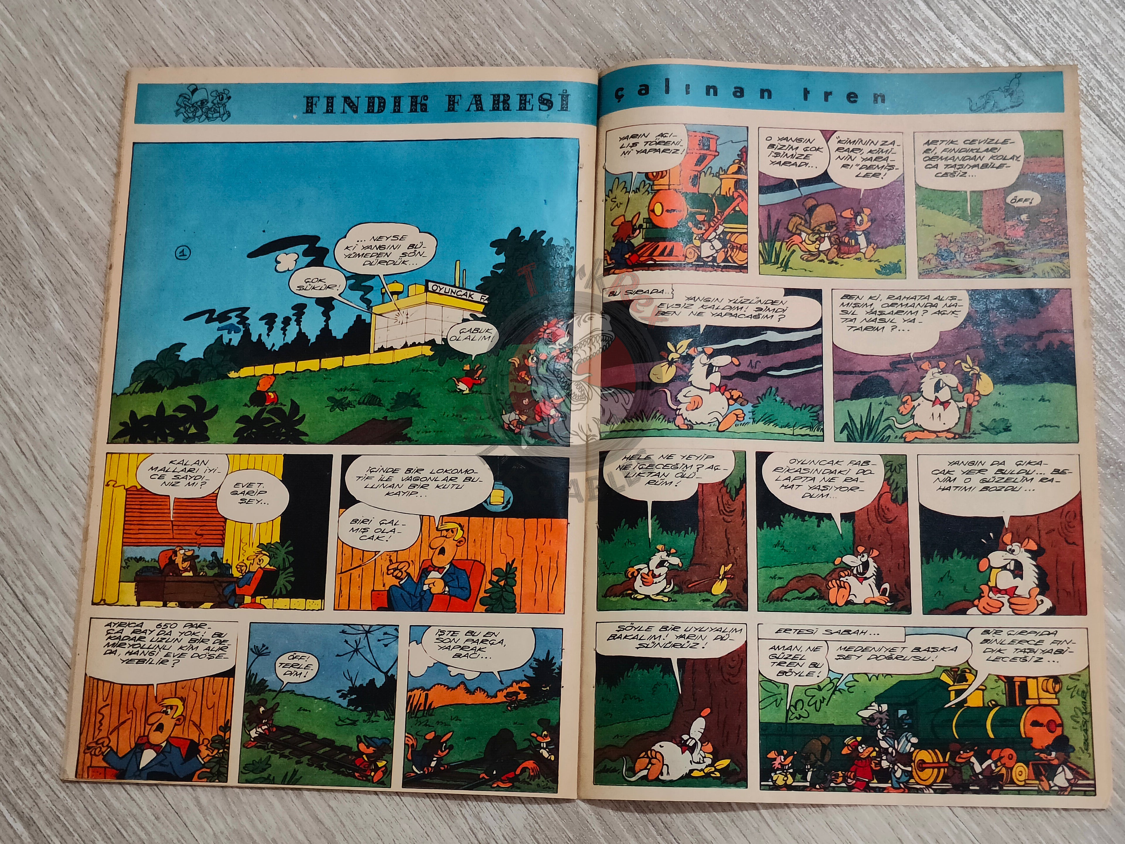 Doğan Kardeş 1971 Magazine #9 Turkish Comic Turkey Suske en Wiske Pantera Negra Tarzan