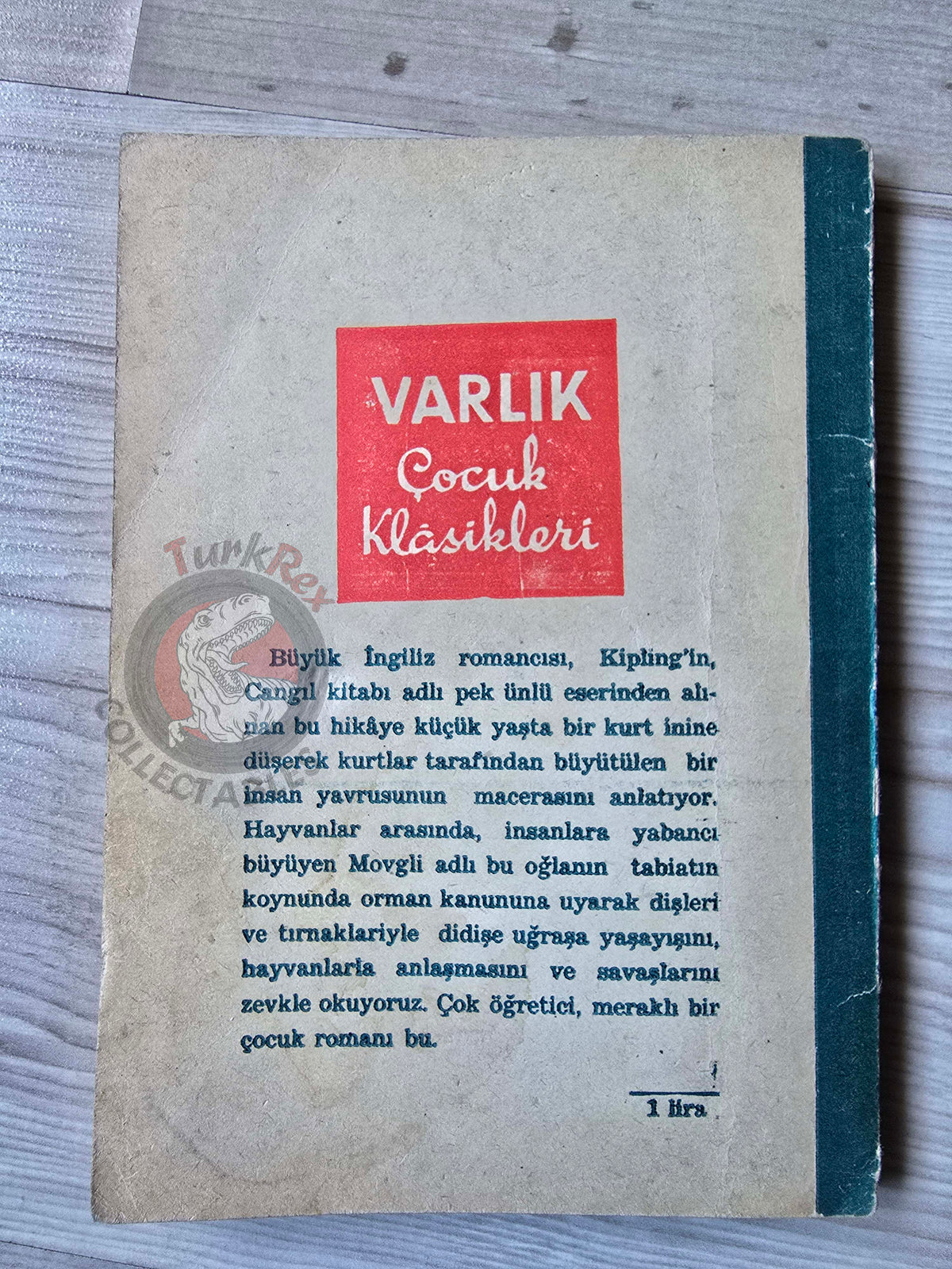 Rudyard Kipling – The Jungle Book 1957 Turkish Book Turkey Illustrated