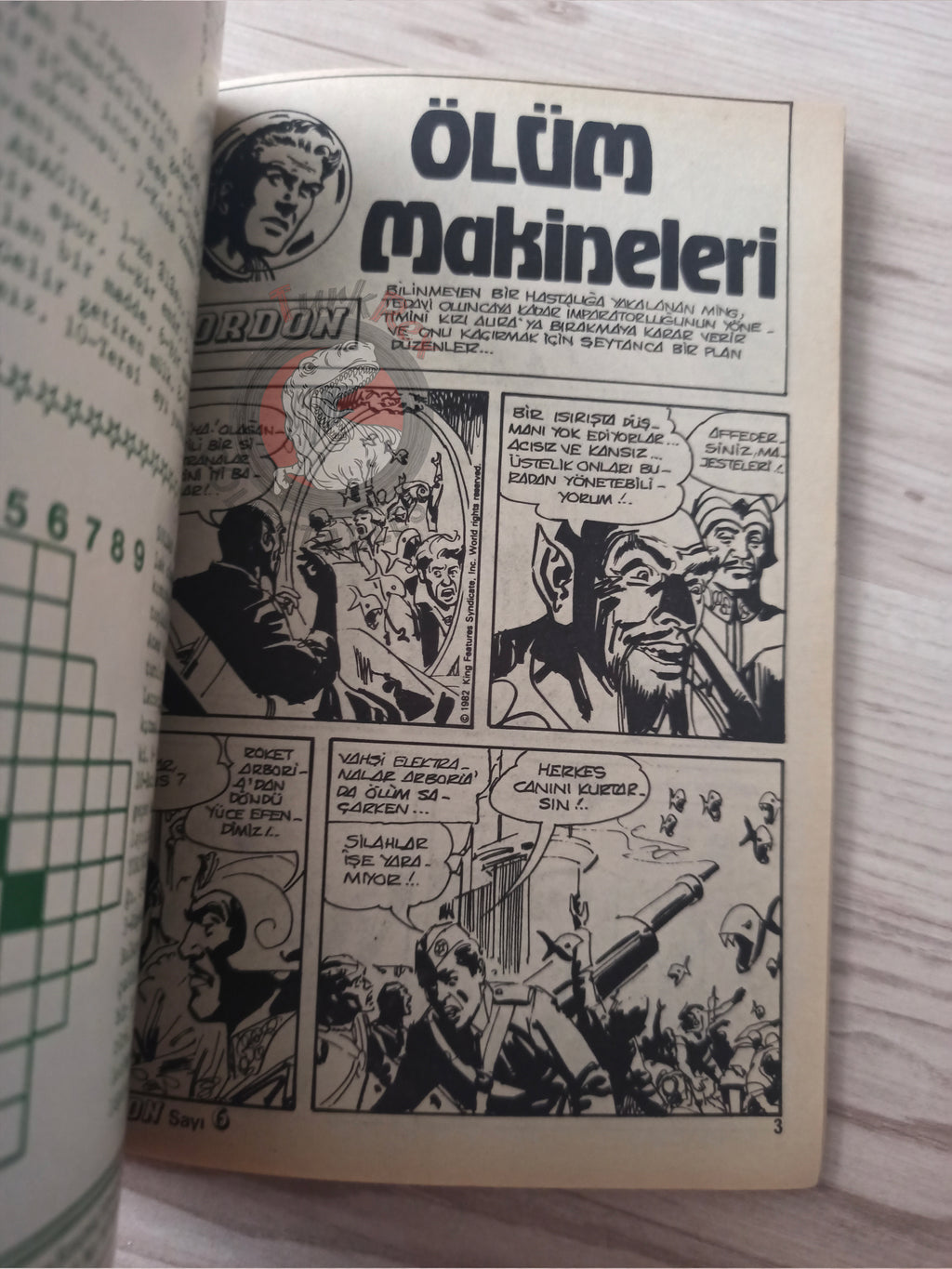 Flash Gordon Super Album #2 1980s Turkish Comic Turkey #115 #118 #119