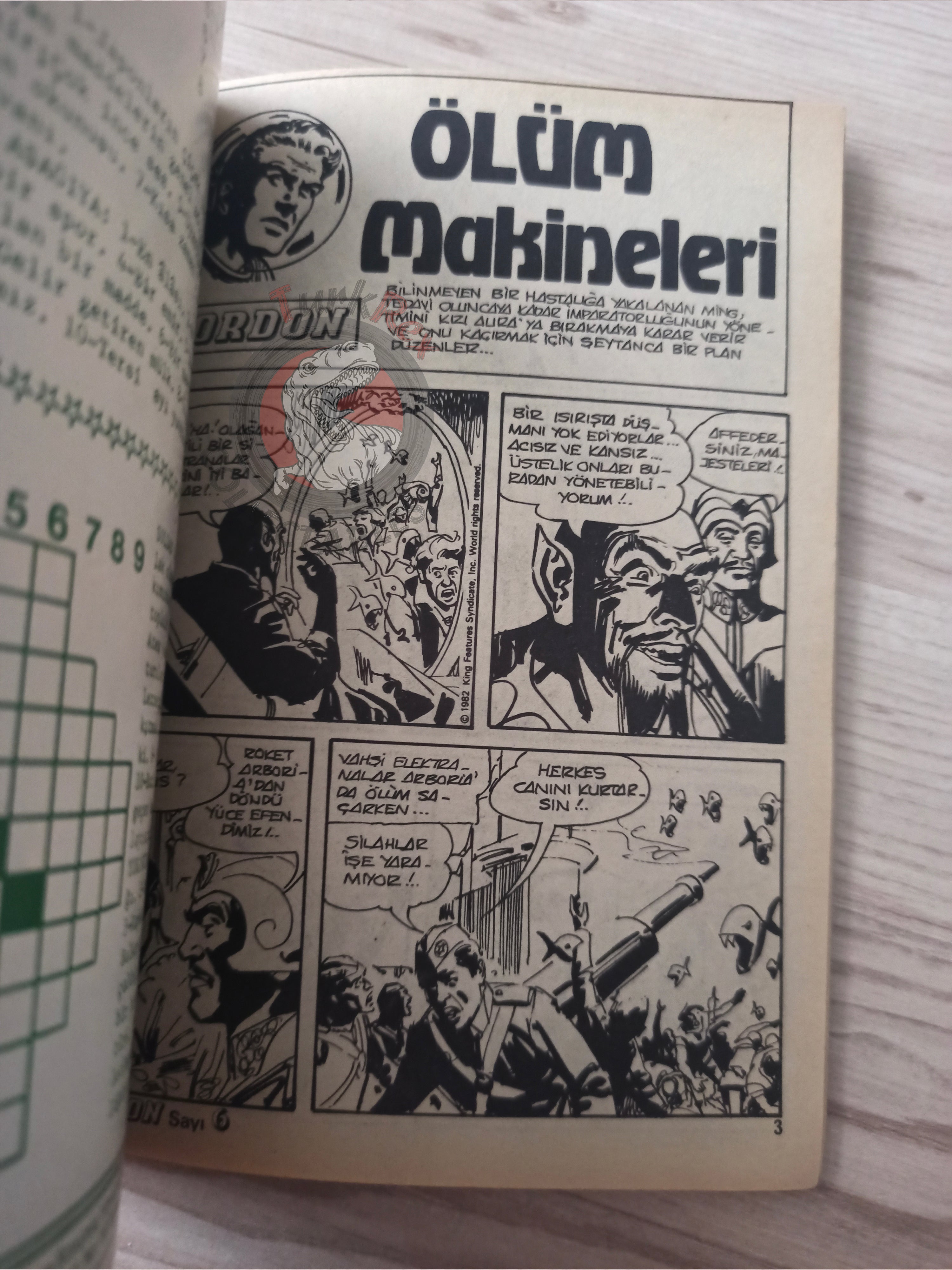 Flash Gordon Super Album #2 1980s Turkish Comic Turkey #115 #118 #119