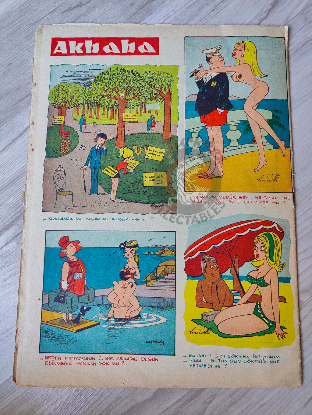 Akbaba 1969 Votes on the Moon: Apollo 11 Turkish Magazine Turkey Space 12 USA