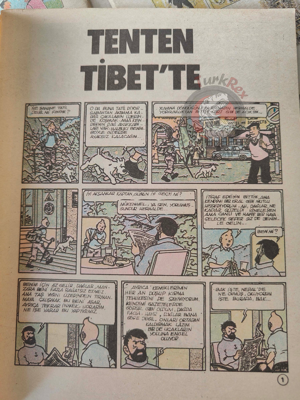 Tintin – Lot of 23 Complete Set 1989 Turkish Edition Comic Turkey