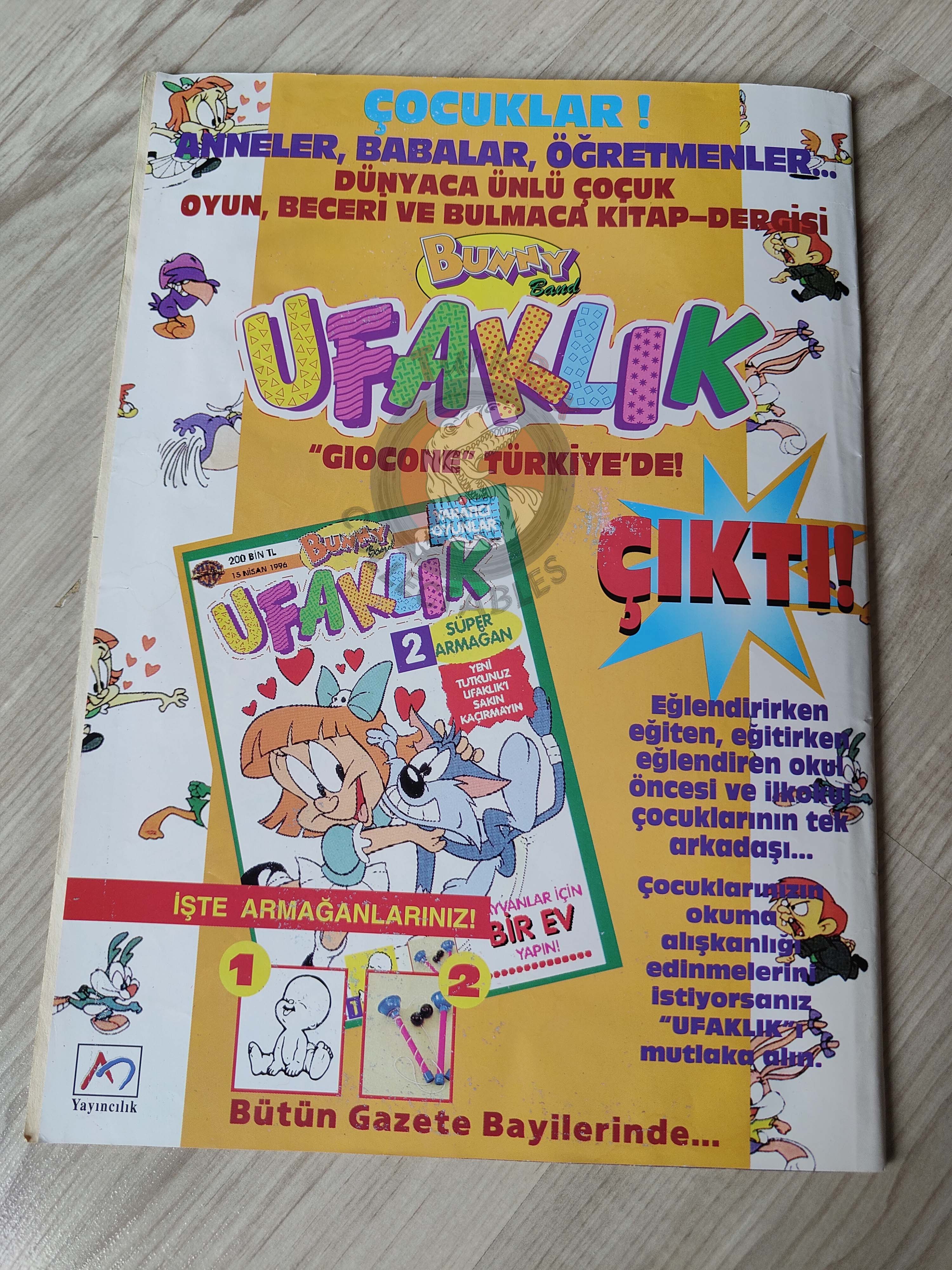 Garfield #1 1996 Turkish Magazine Comic Turkey