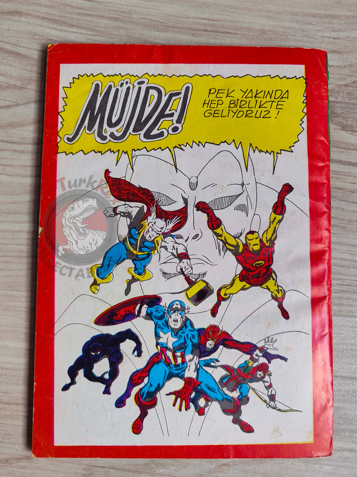 Hulk #10 1988 Turkish Comic Turkey cover #19 #131 Iron Man
