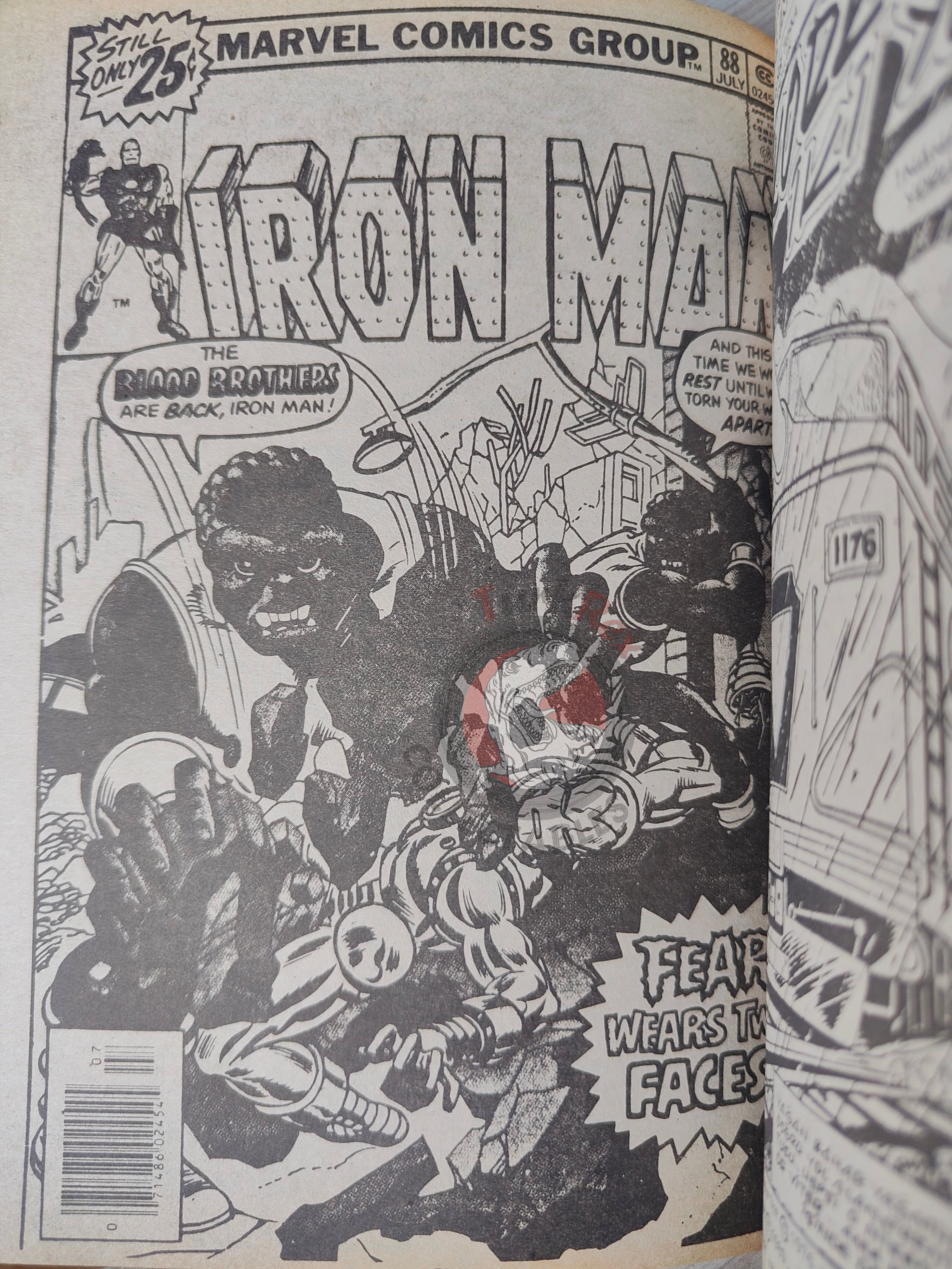 Iron Man #5 Demir Adam 1989 Turkish Comic Turkey #85 #86 #87 #88