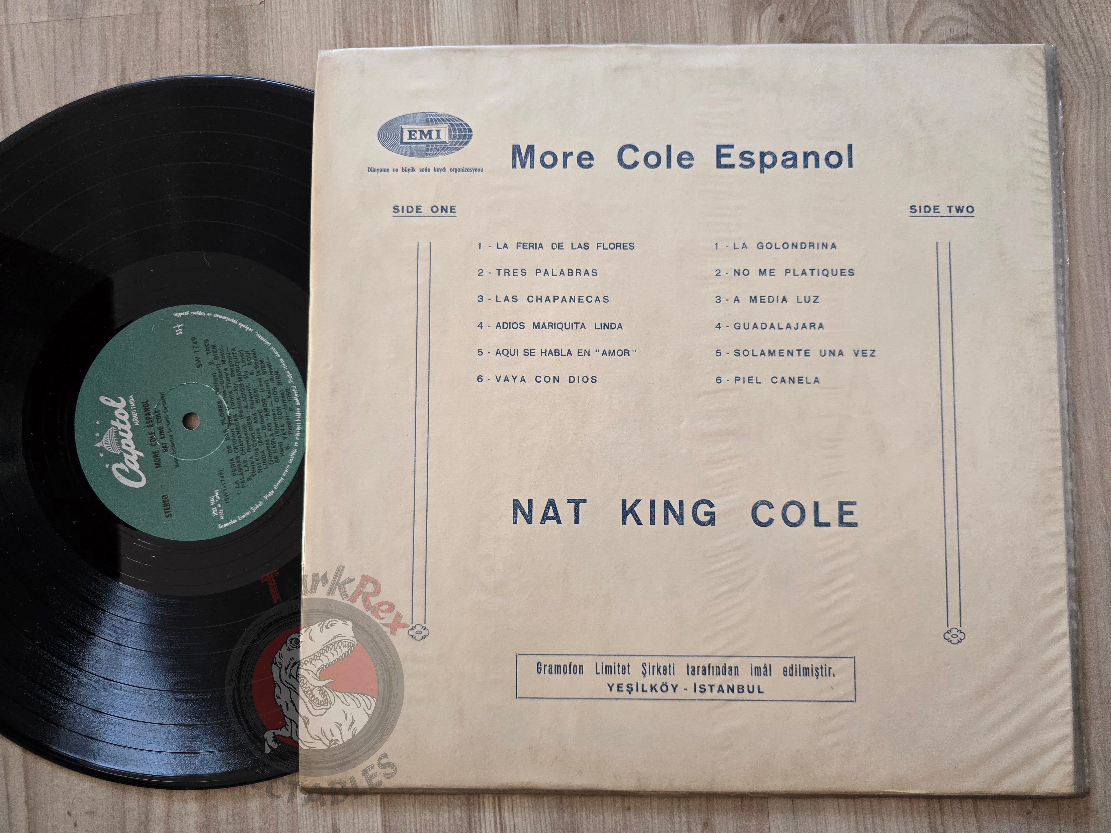 Nat King Cole – More Cole Espanol Turkish Pressing Vinyl Turkey Edition