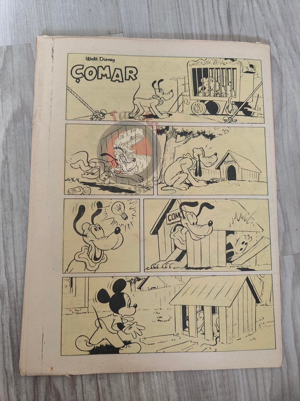 Mickey Mouse Mag 1963 Turkish Comic Turkey Walt Disney Donald Duck Goofy