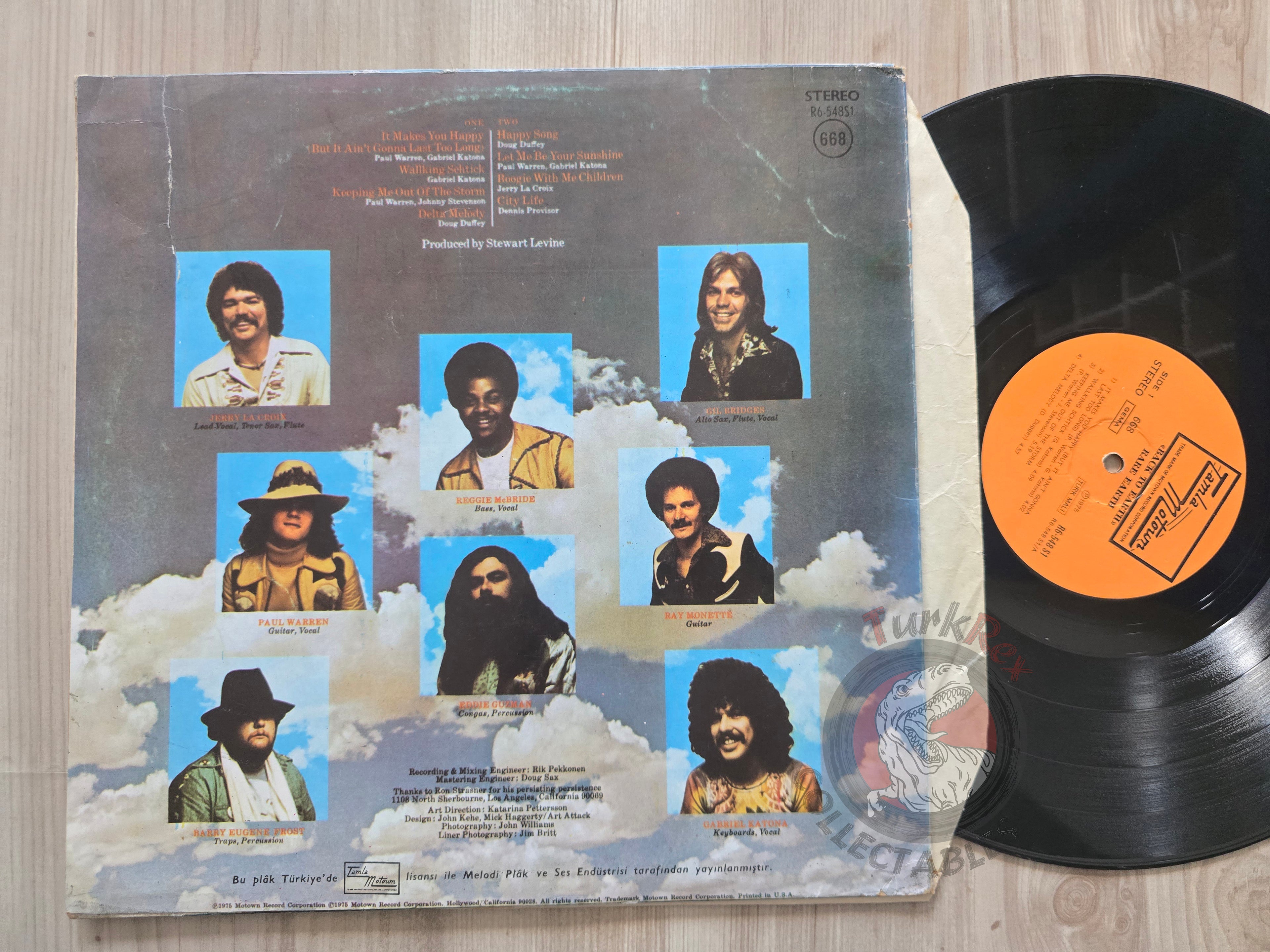 Rare Earth – Back To Earth Turkish Pressing Vinyl Turkey Edition