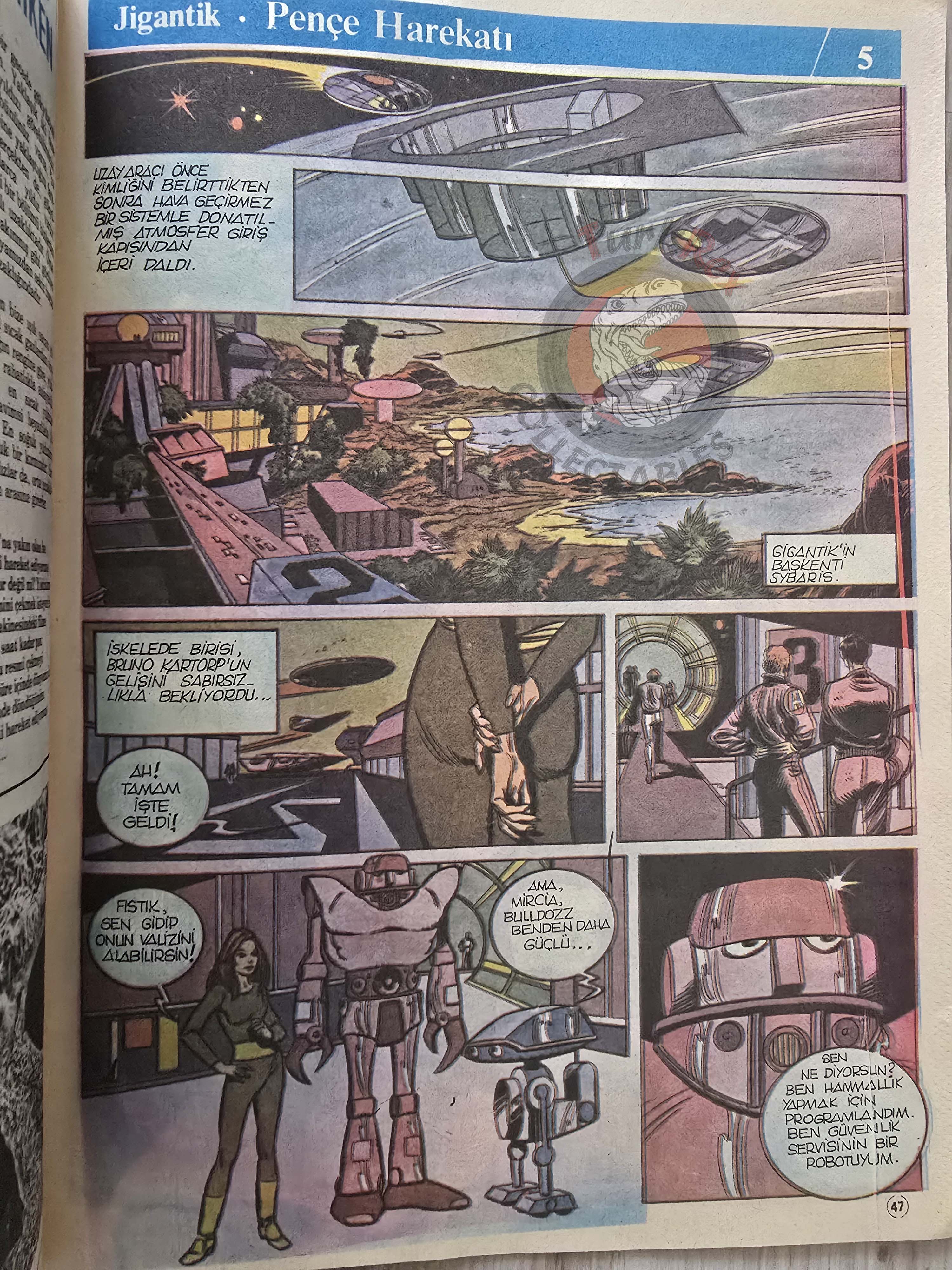 Milliyet Çocuk #14 1984 Turkish Comic Turkey l'étalon noir Bob Morane Stefi Gigantik Lucky Luke