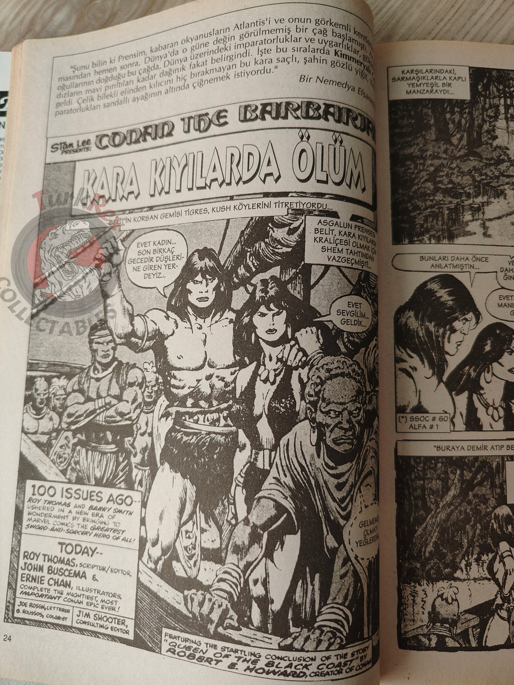 Conan The Barbarian #12 2001 Turkish Comic Turkey #99 #100 Kull Of Atlantis #1