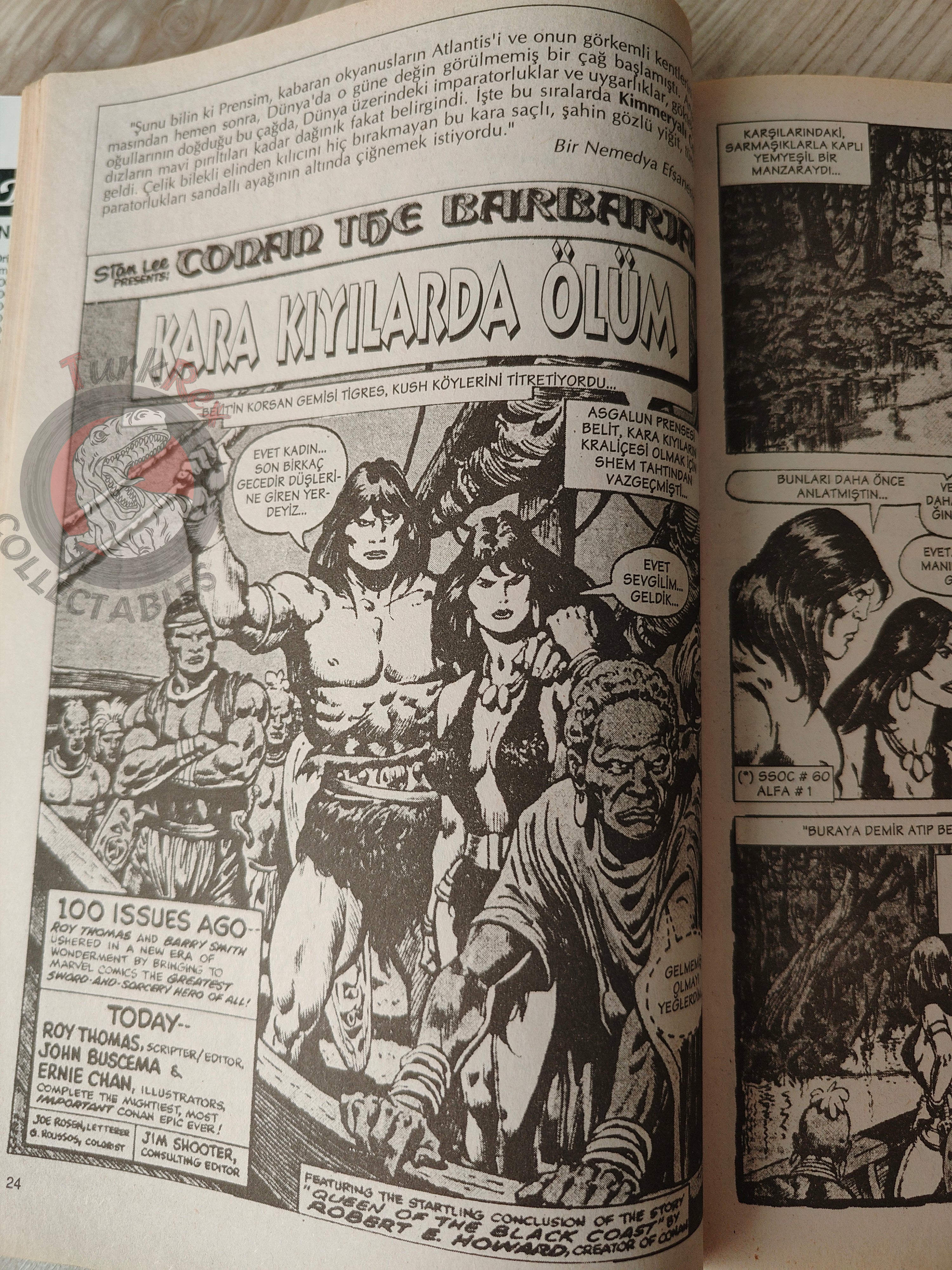 Conan The Barbarian #12 2001 Turkish Comic Turkey #99 #100 Kull Of Atlantis #1