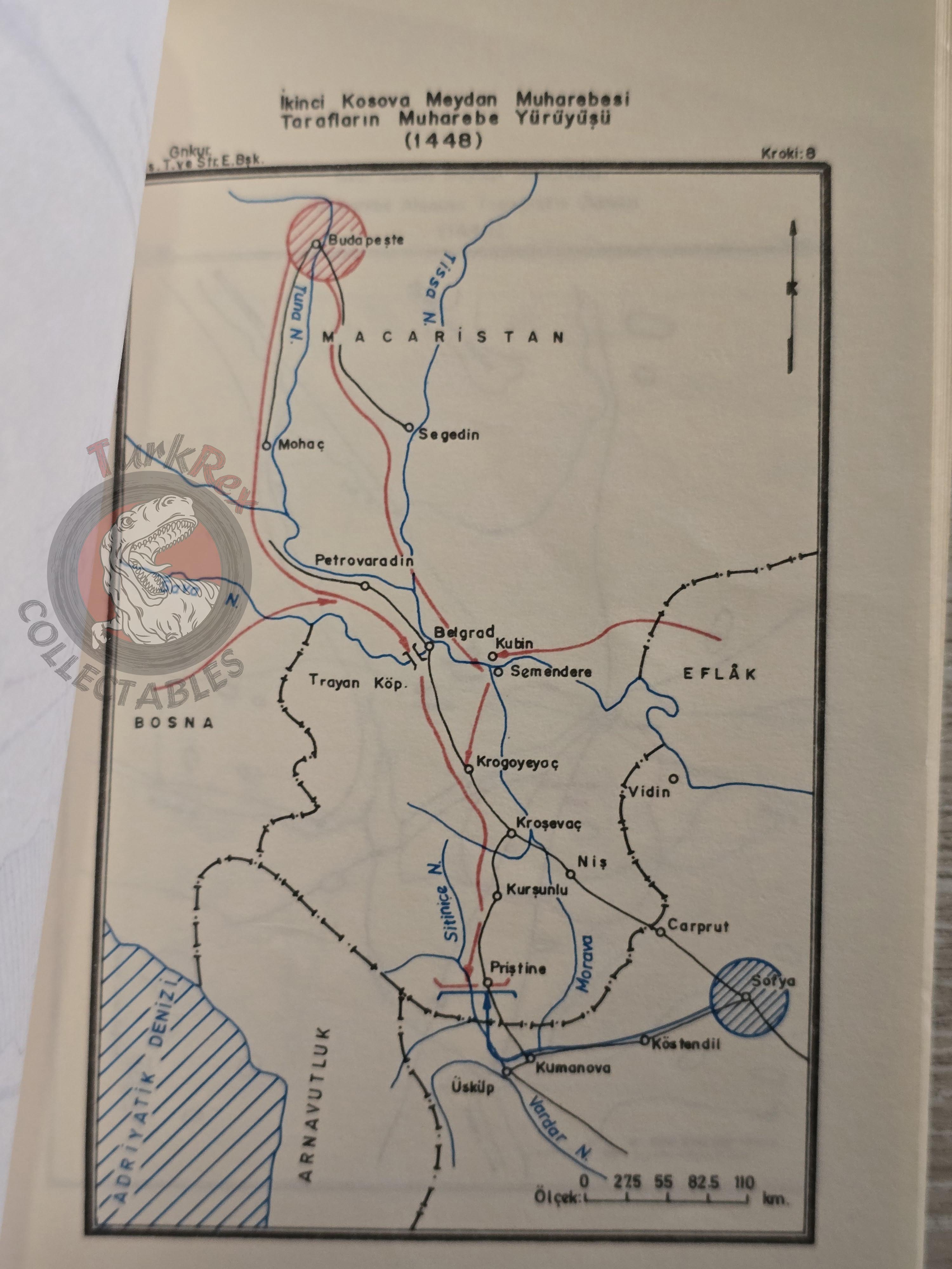 The Battles of Varna and Second Kosovo 1986 Turkish Book Military Ottoman Empire Maps Murad II