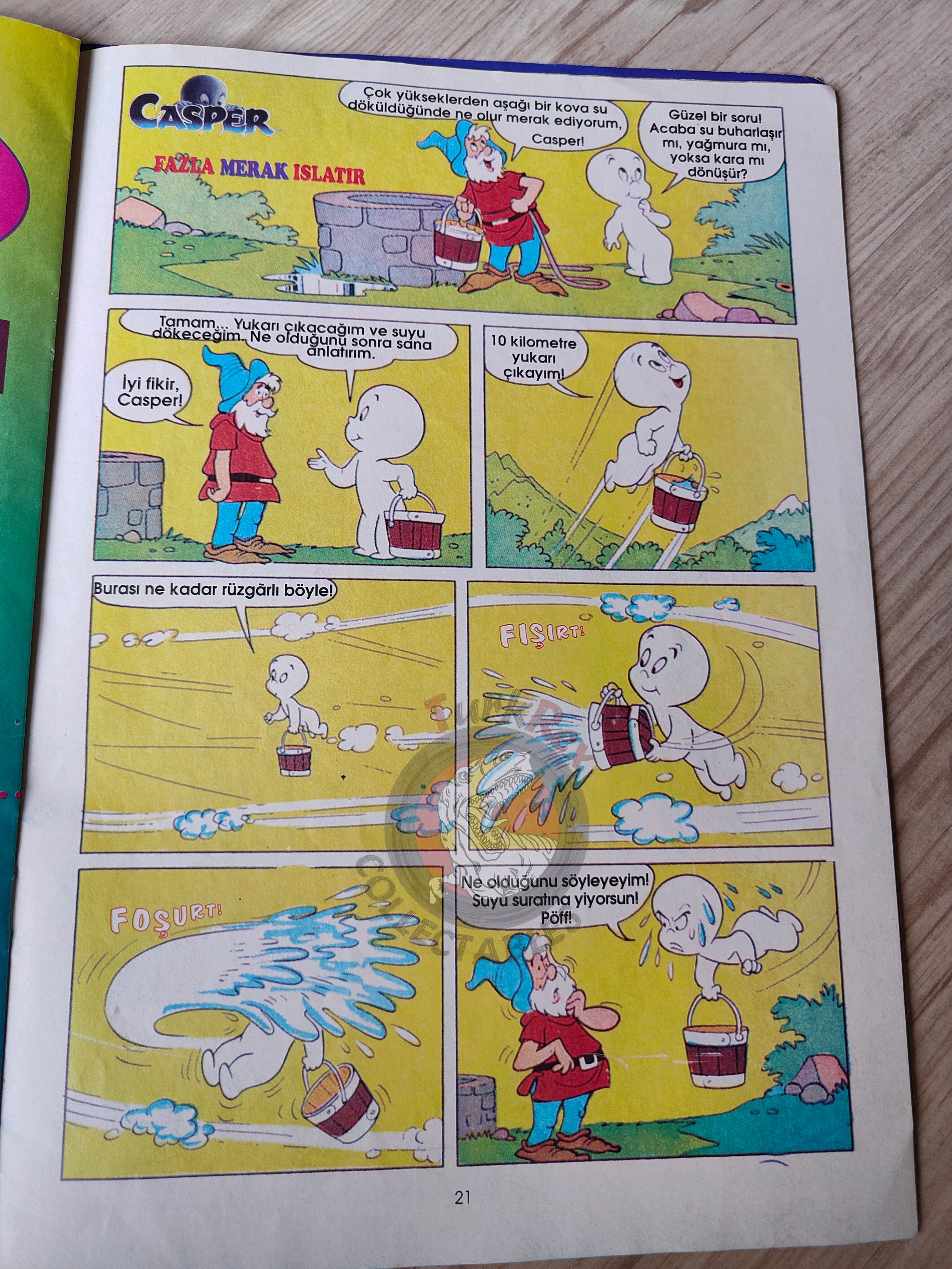 Casper the Friendly Ghost Magazine – Issue #13 1996 Turkish Comic Turkey