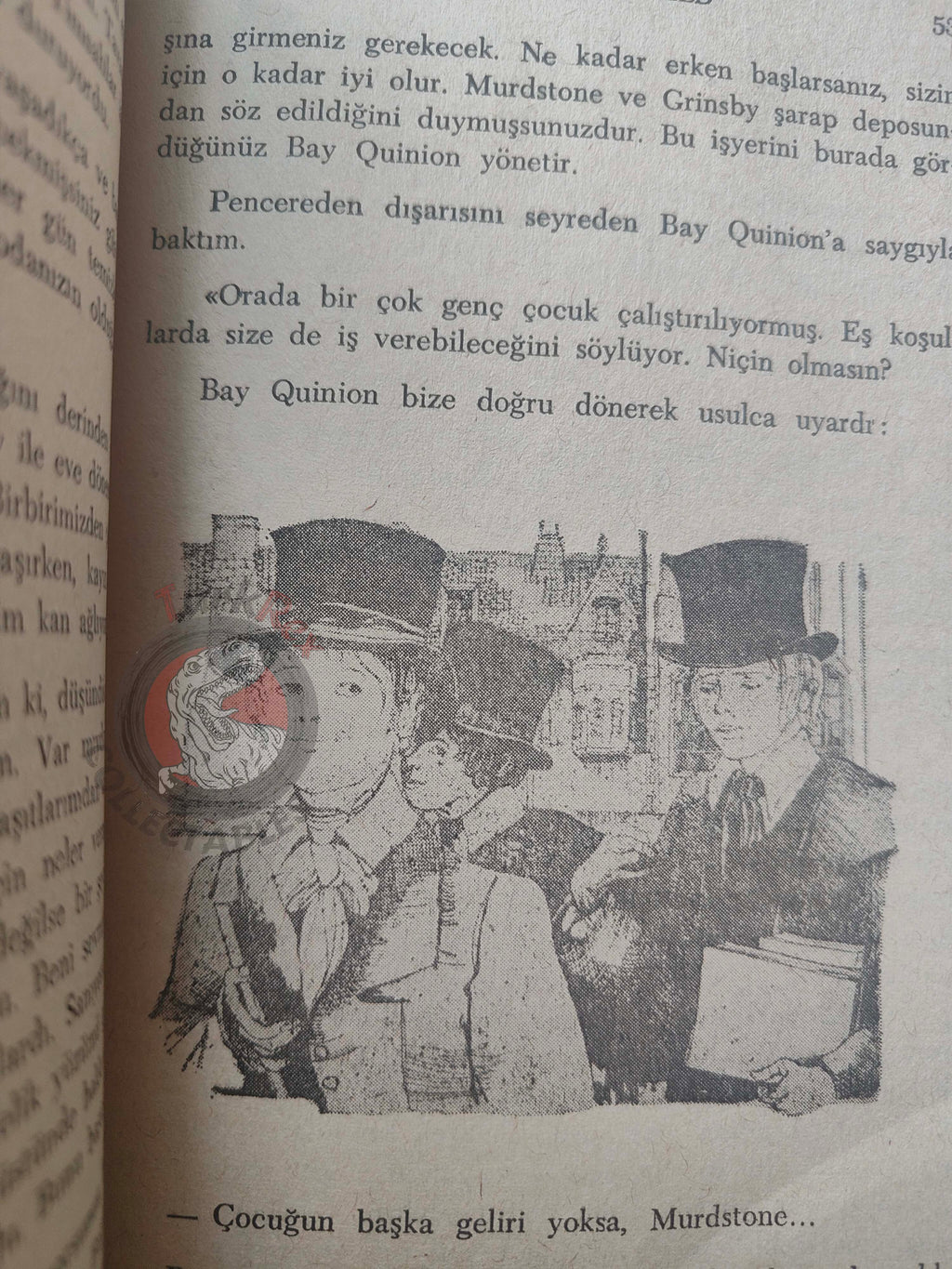 Charles Dickens –  David Copperfield 1982 Illustrated Turkish Book Turkey
