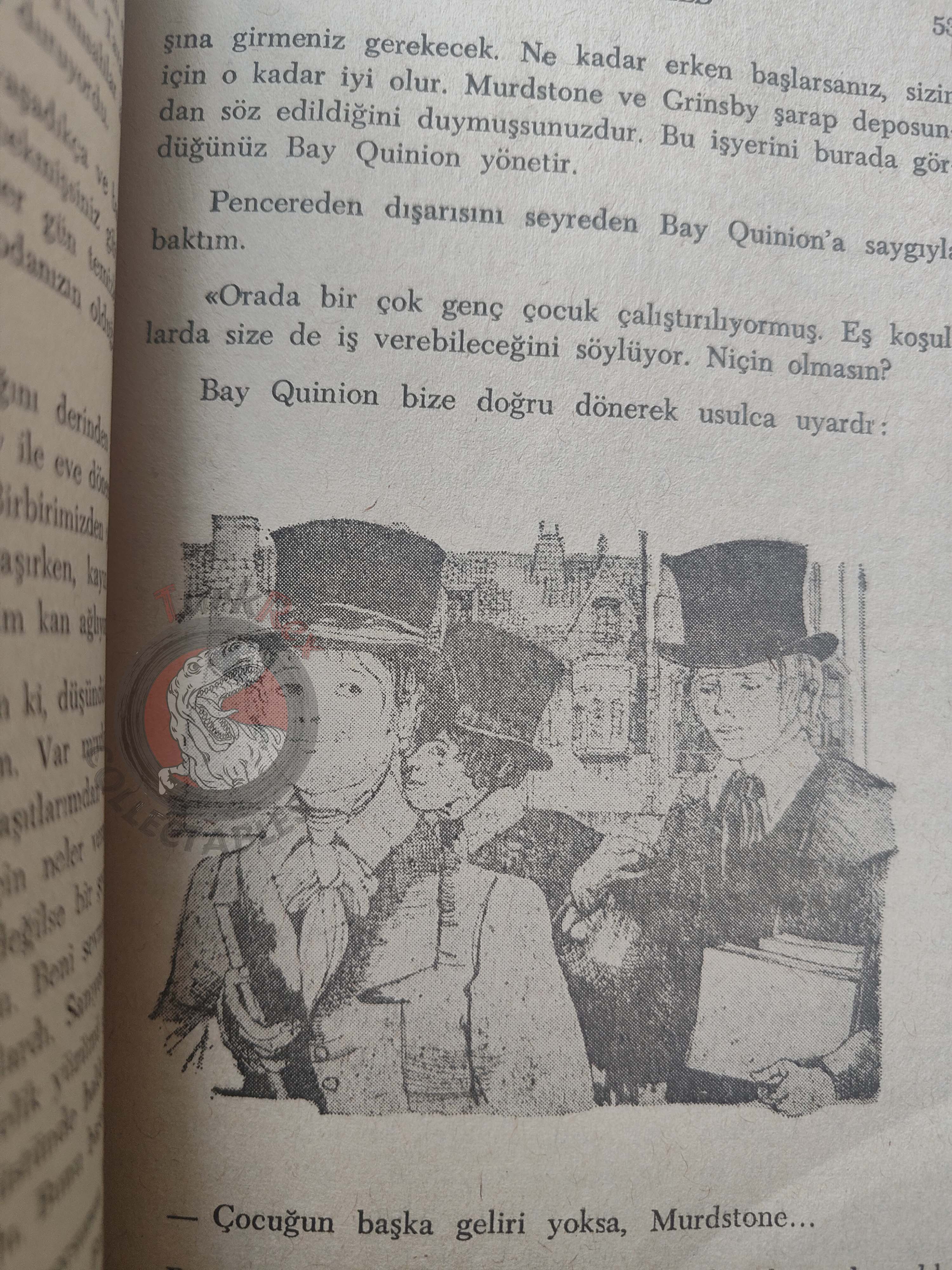 Charles Dickens –  David Copperfield 1982 Illustrated Turkish Book Turkey