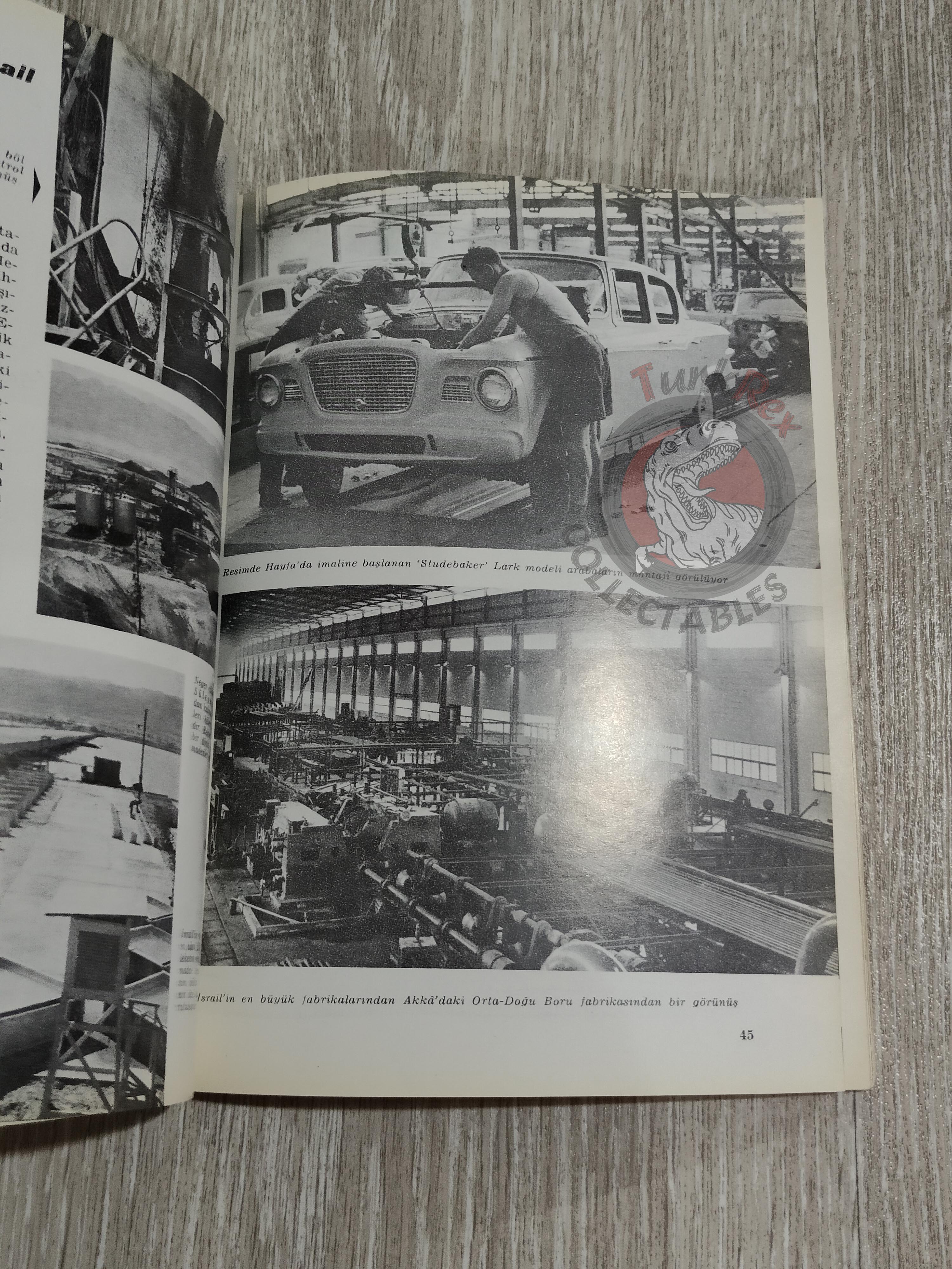 Israel 13th Anniversary 1961 Israeli Embassy Propaganda Turkish Book Turkey Middle East