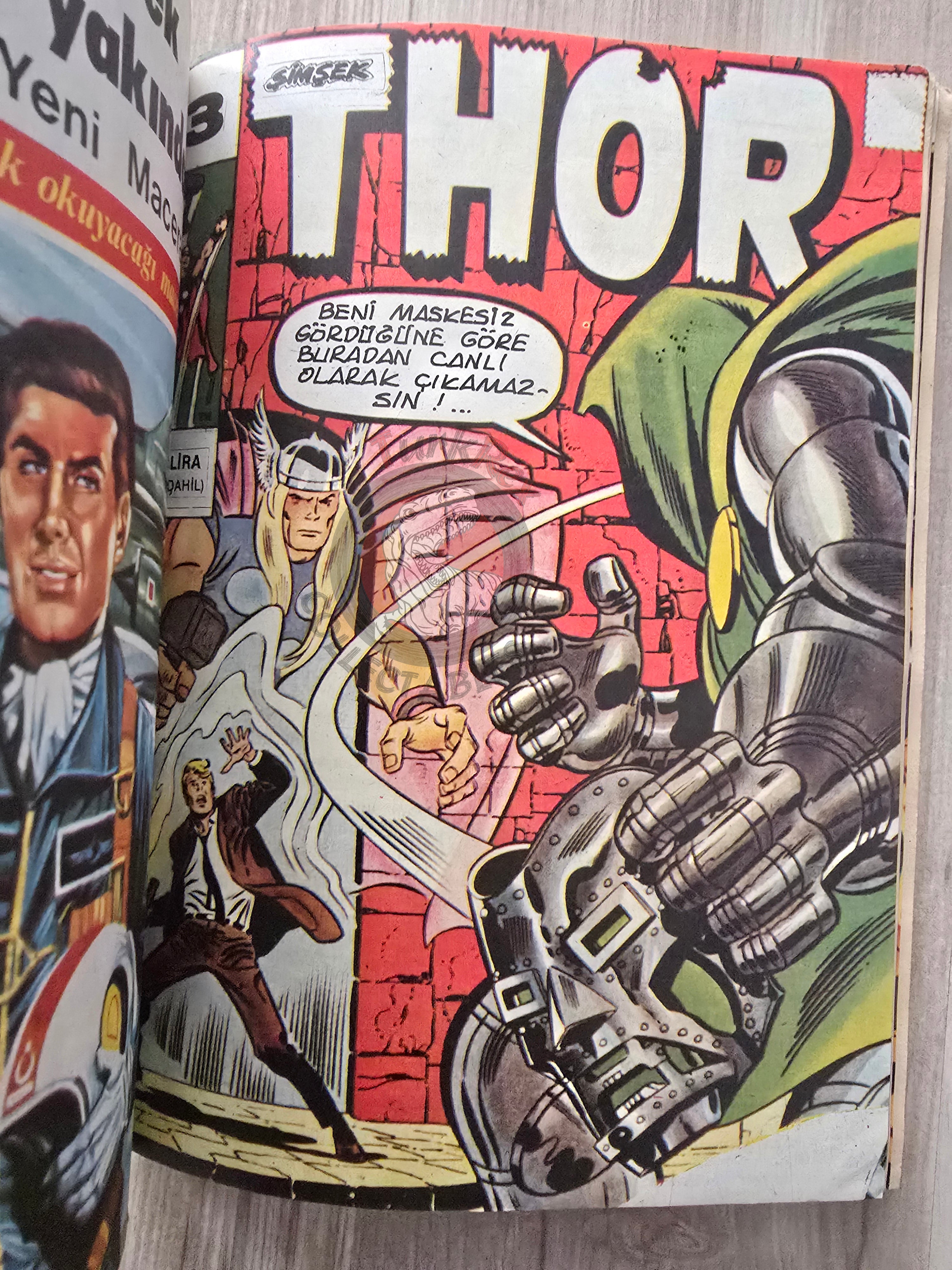 Thor Vol #1 1987 Turkish Comic Turkey The Mighty Thor #178–187 cover #183