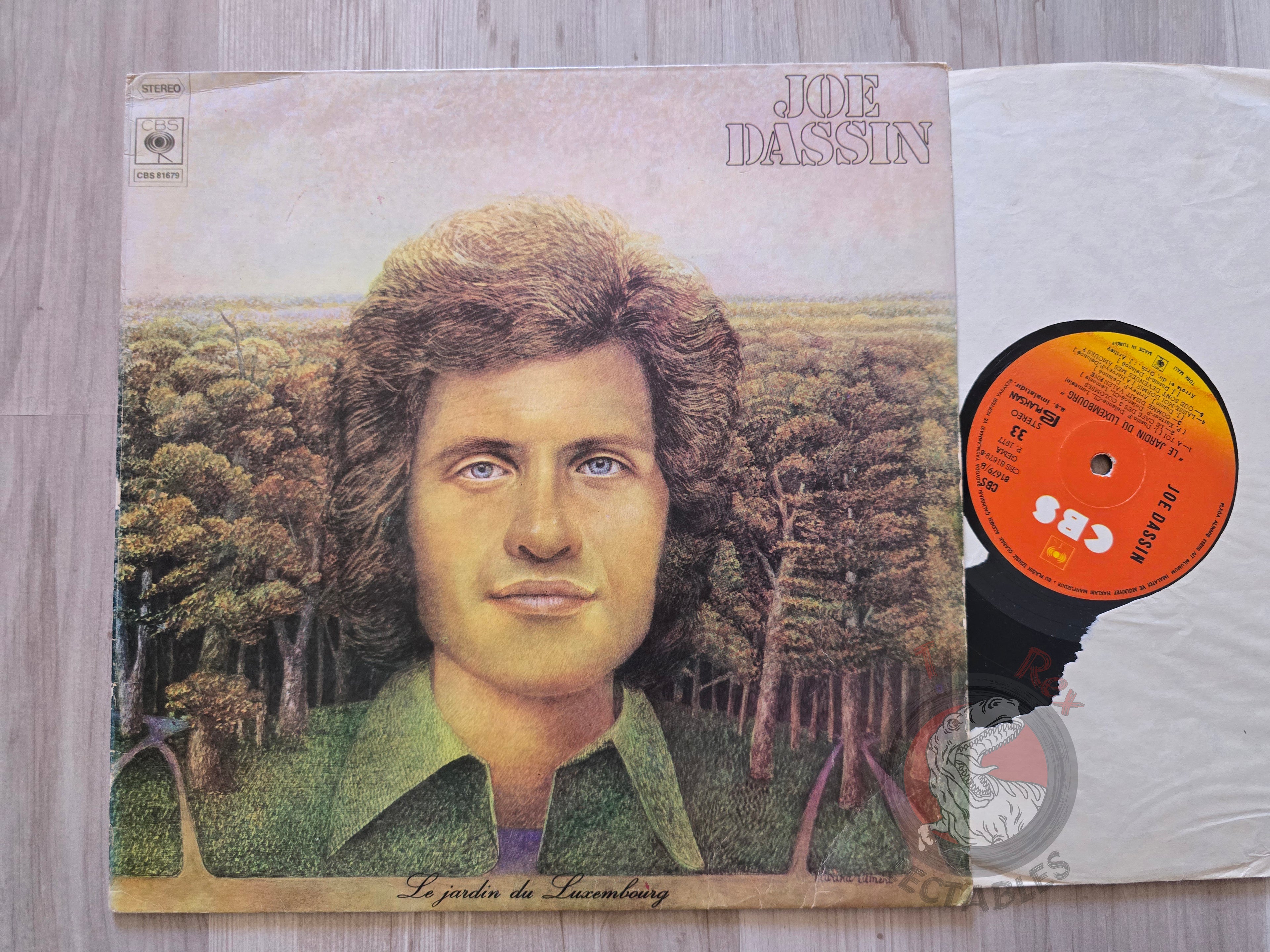 Joe Dassin – Le Jardin Du Luxembourg Turkish Pressing Vinyl Turkey Edition 1