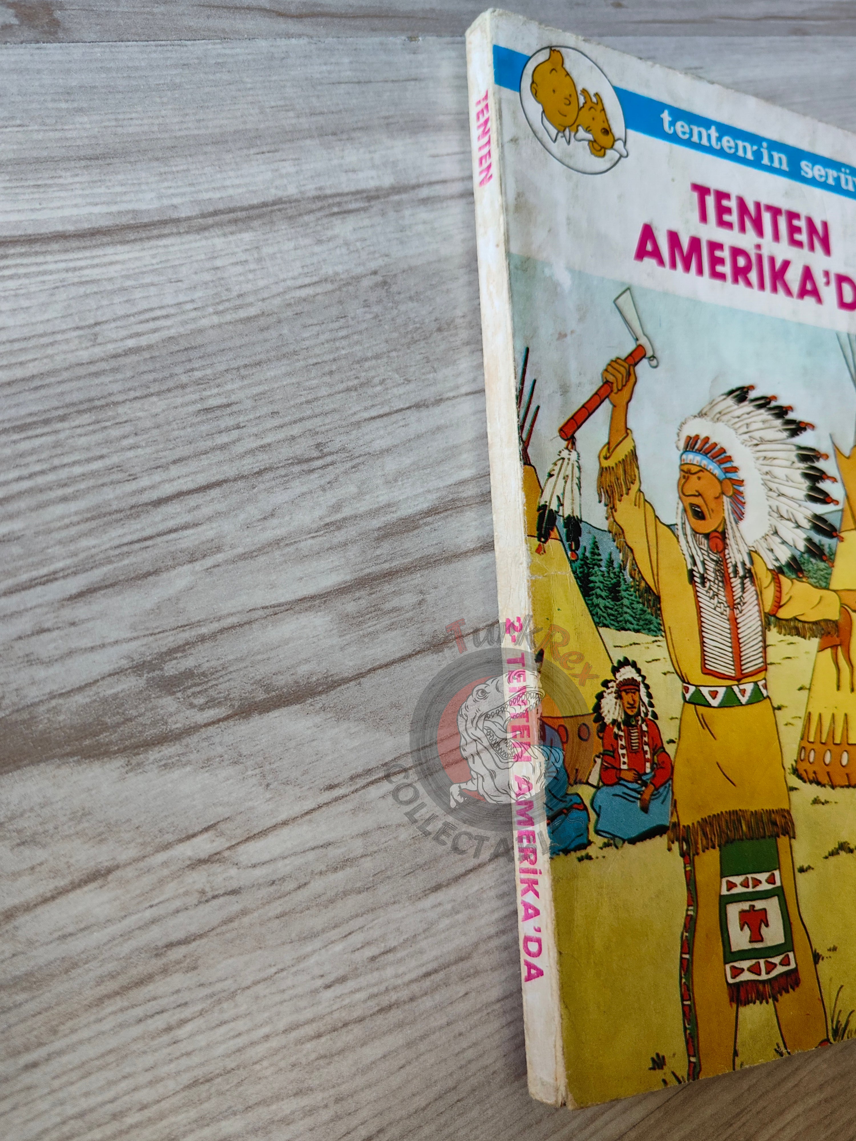 Tintin – Tintin in America mid 1980s Turkish Edition Comic Turkey 1