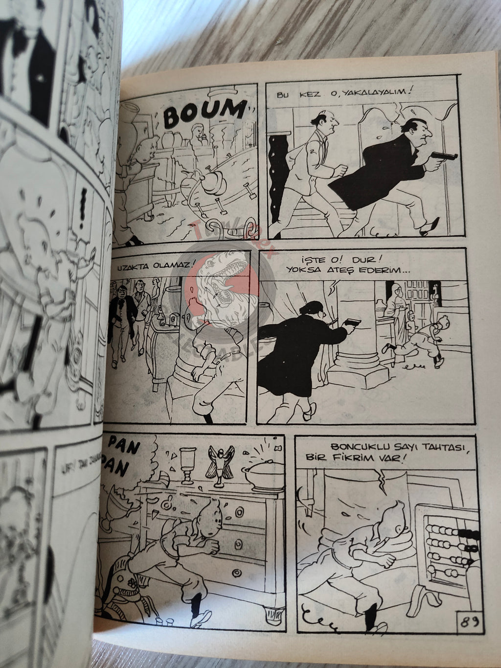Tintin – The Secret of the Unicorn mid 1980s Turkish Edition Comic Turkey 2
