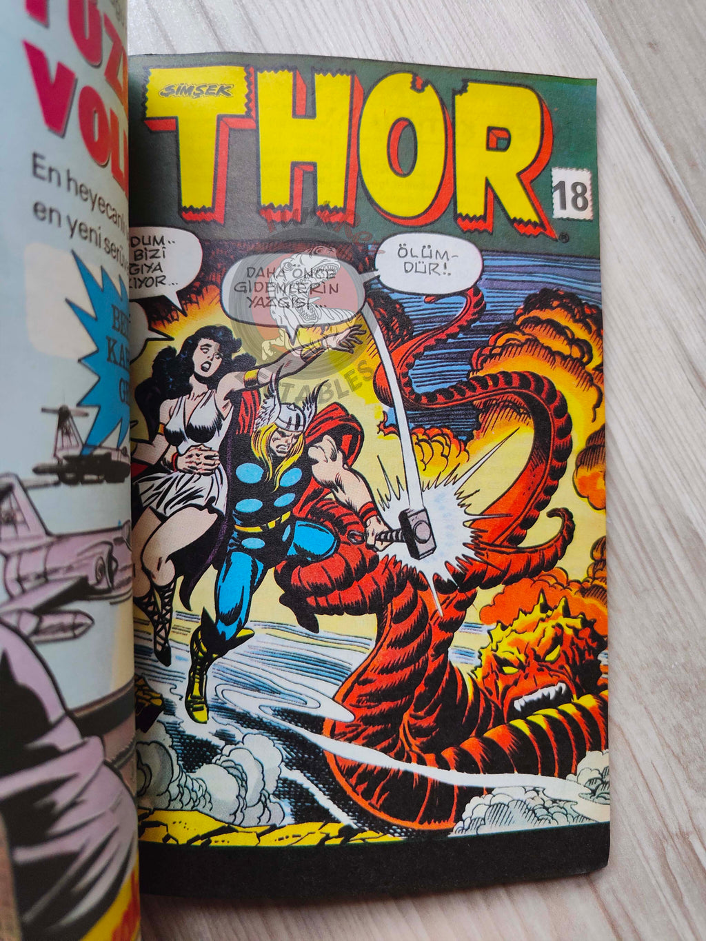 Thor #6 1986 Turkish Comic Turkey The Mighty Thor #201–204 cover #203