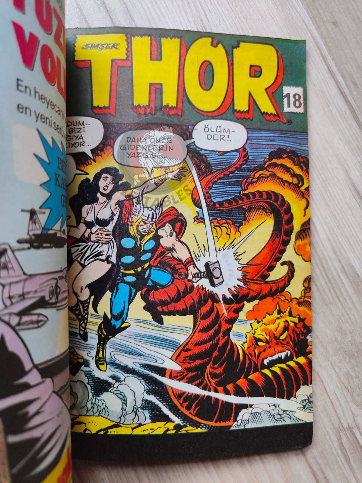 Thor #6 1986 Turkish Comic Turkey The Mighty Thor #201–204 cover #203
