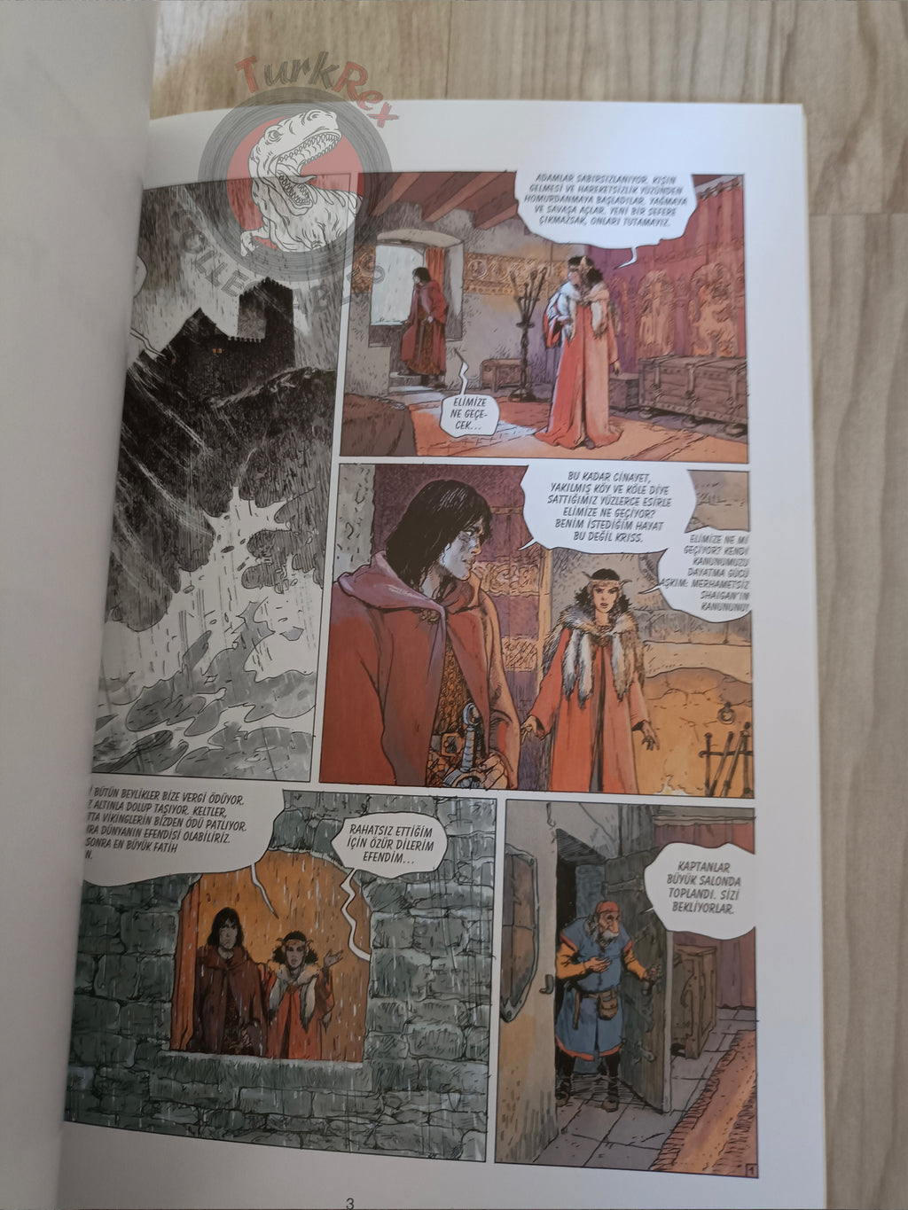 Thorgal Vol #5 La Couronne d'Ogotai Turkish Comic Turkey #19 #20 #21