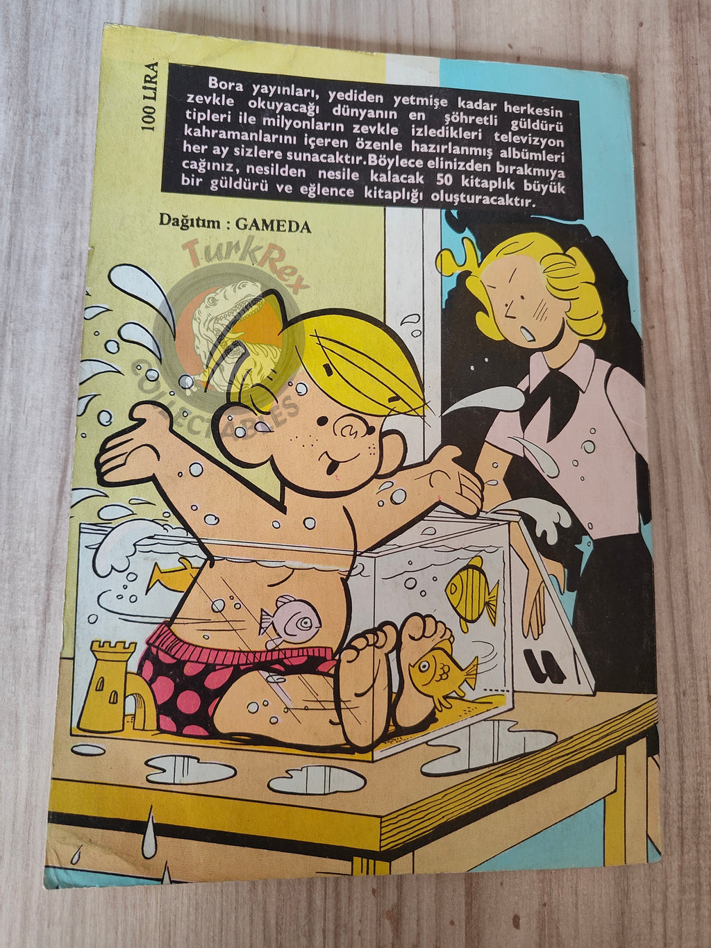Dennis the Menace –  Altın Seri #5 80s Turkish Comic Turkey