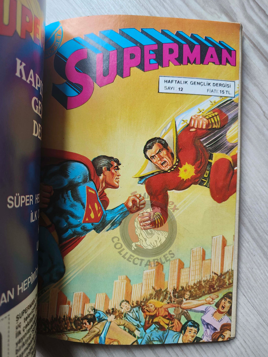 Superman Vol #4 1980s Turkish Comic Turkey #301 #302 #303 #328 Family #192 #193