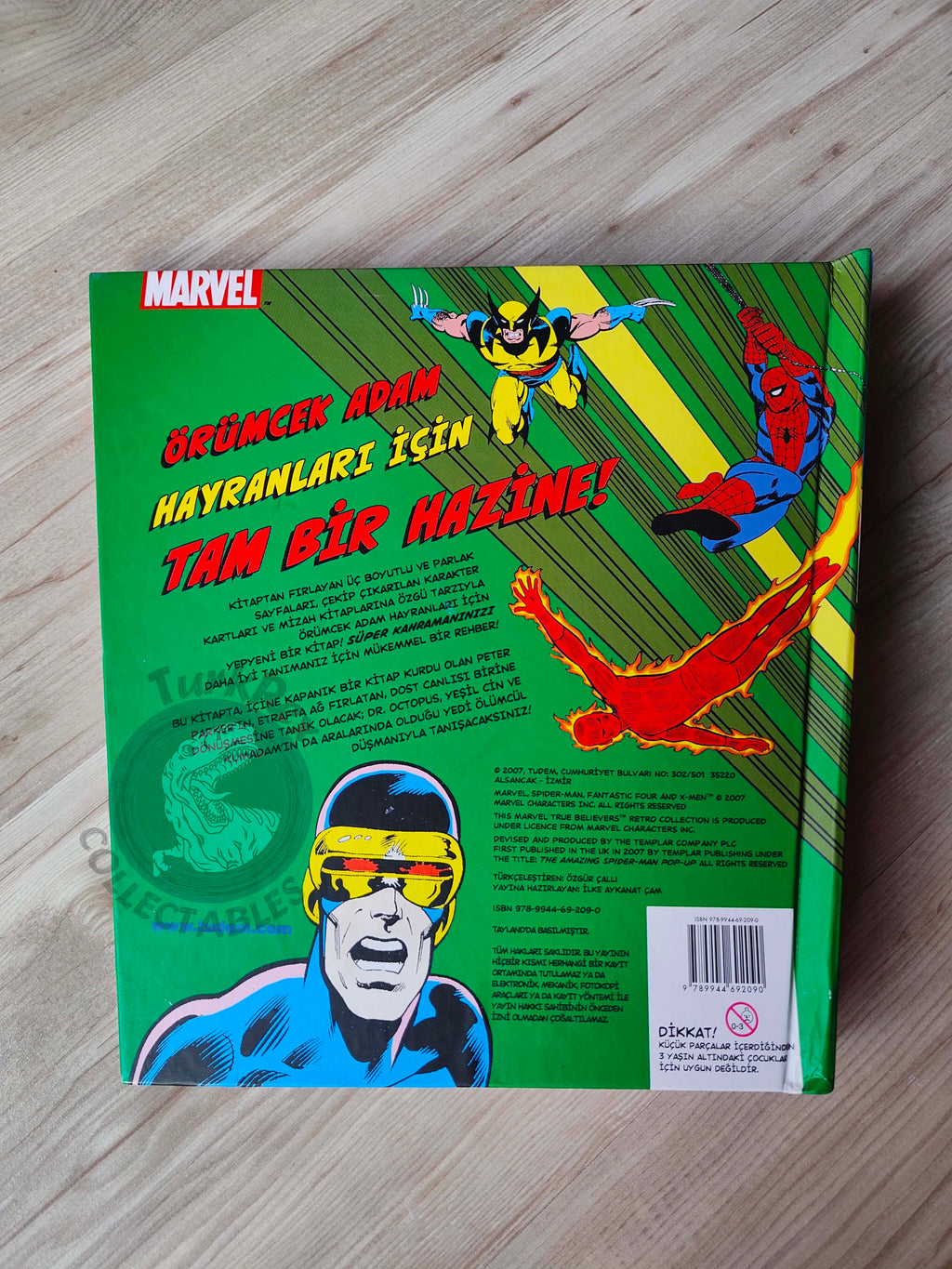 The Amazing Spider-Man Pop-Up: Marvel True Believers 2007 Turkish Comic Turkey Book