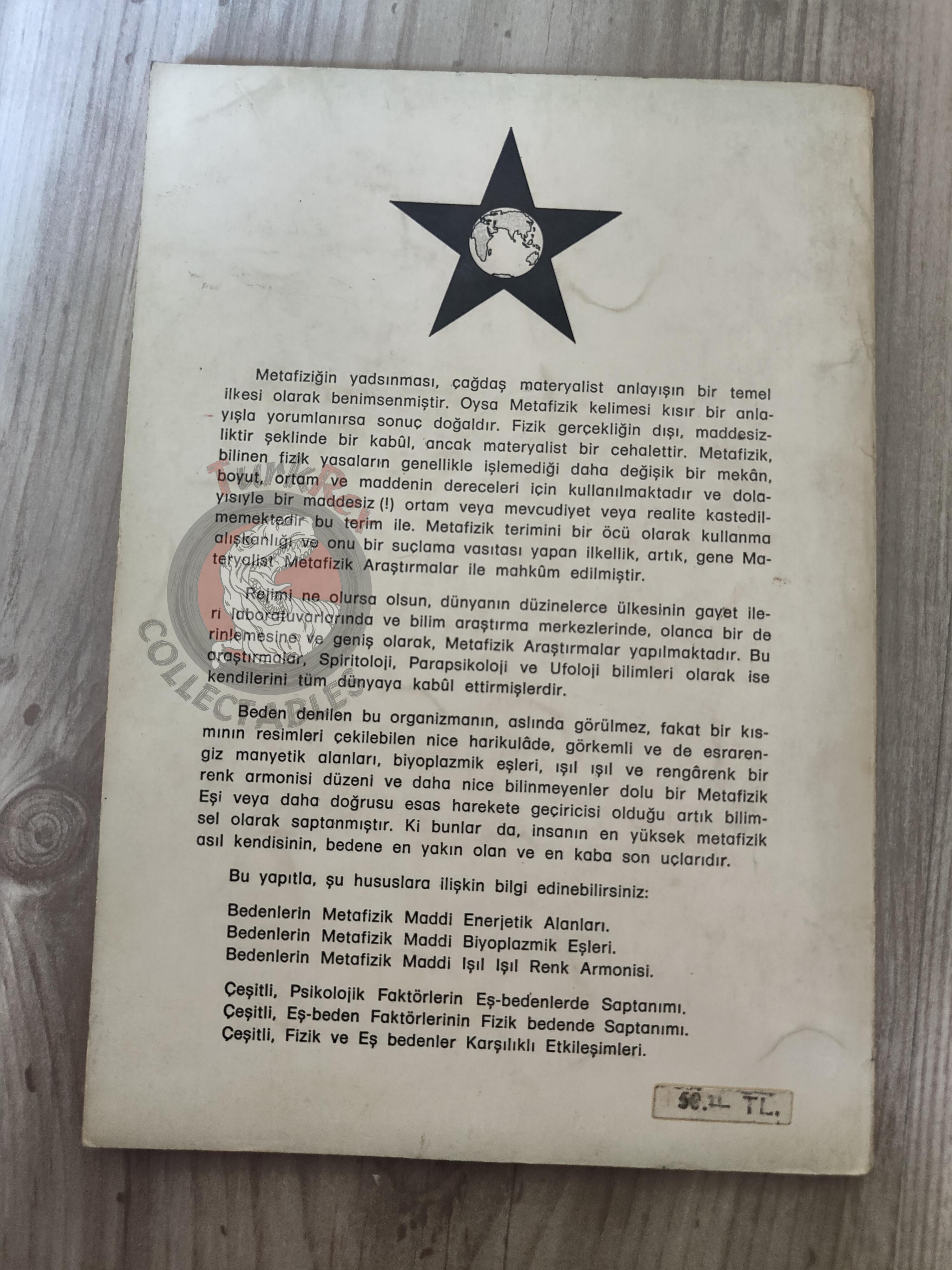 Kirlian Photography 1979 Turkish Book Turkey Parapsychology Bioenergy