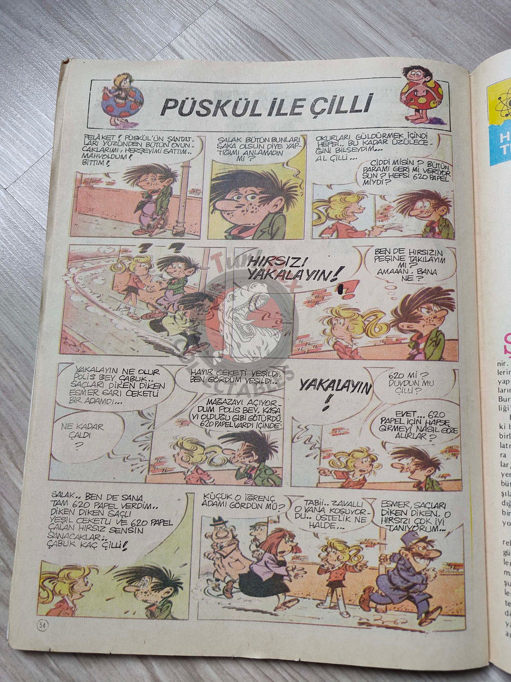 Milliyet Çocuk #31 1979 Turkish Comic Turkey Joyas Literarias Juveniles #60 Mark Twain