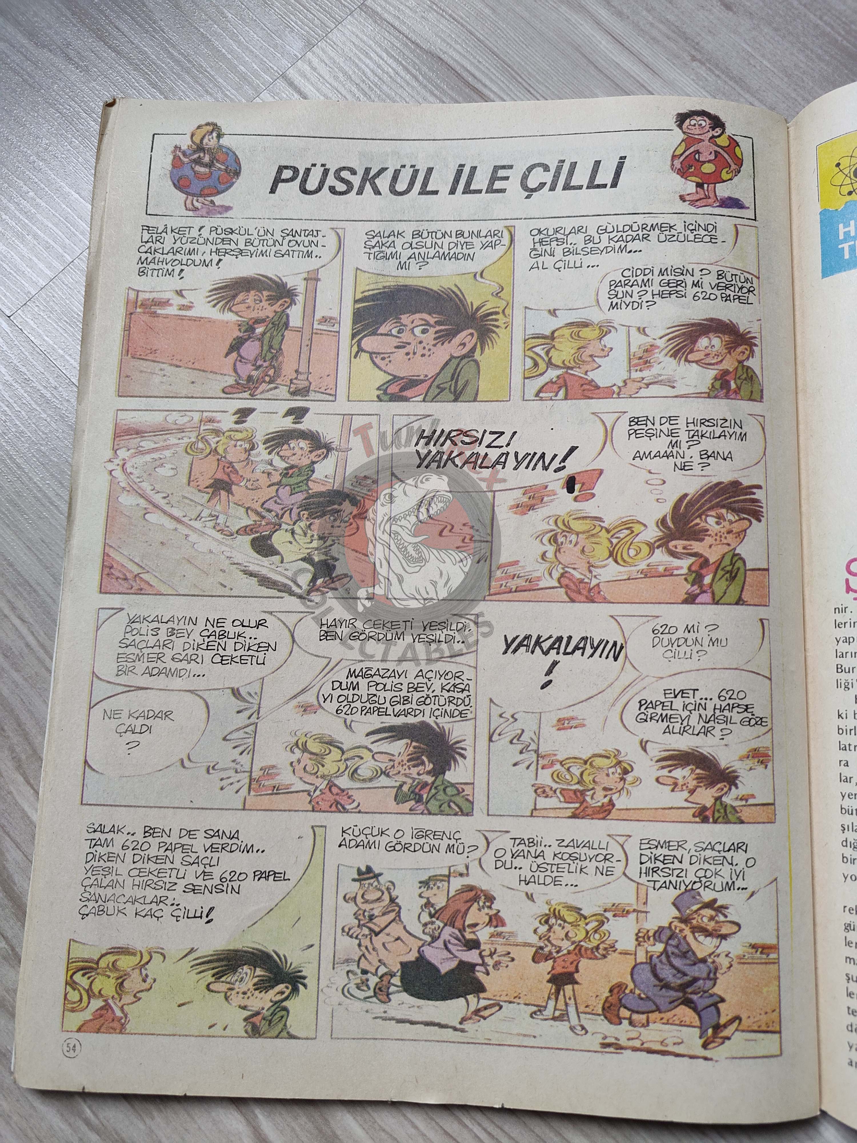 Milliyet Çocuk #31 1979 Turkish Comic Turkey Joyas Literarias Juveniles #60 Mark Twain