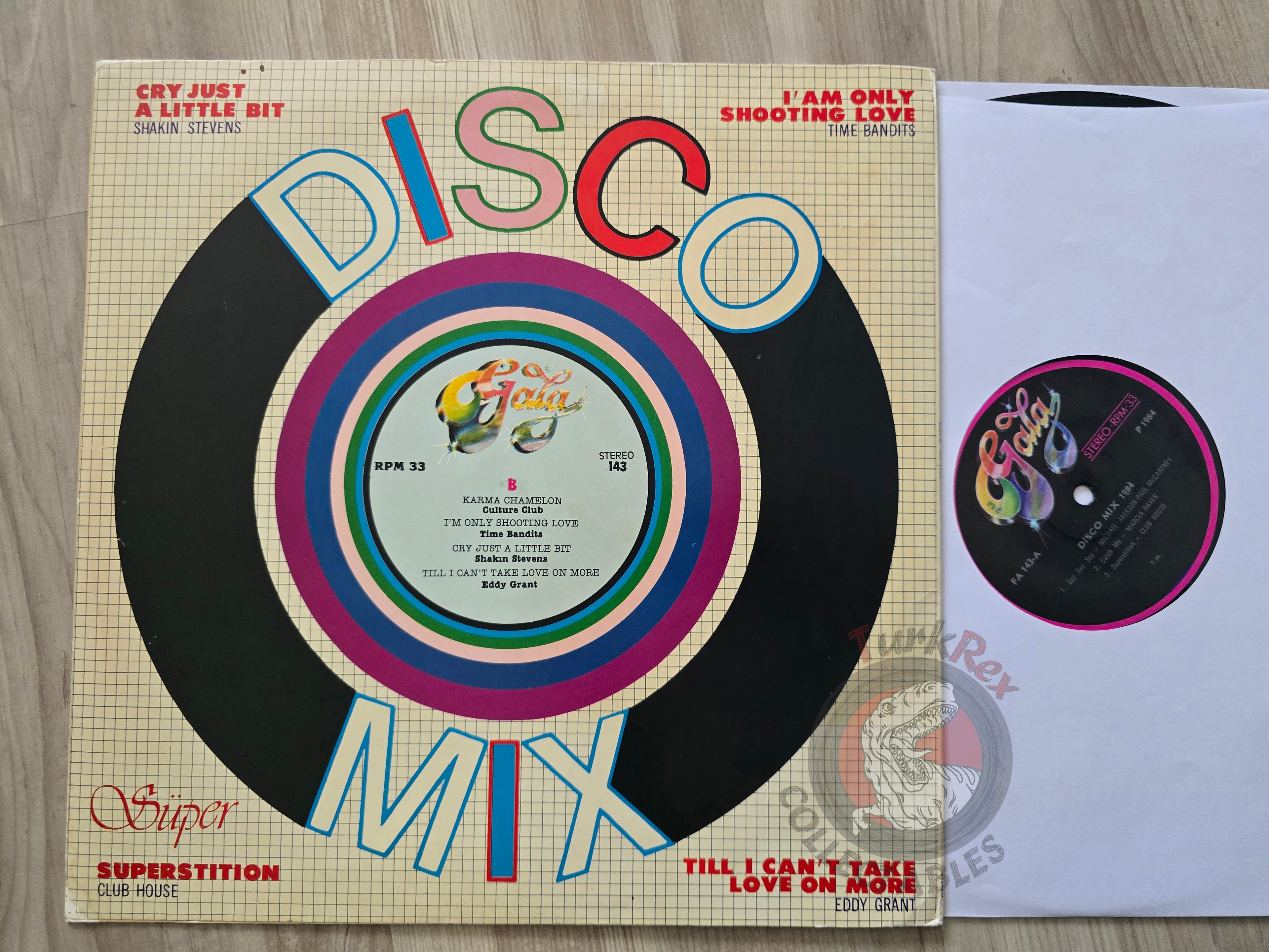 Various – Disco Mix 1984 Turkish Pressing Vinyl Turkey Edition Michael Jackson