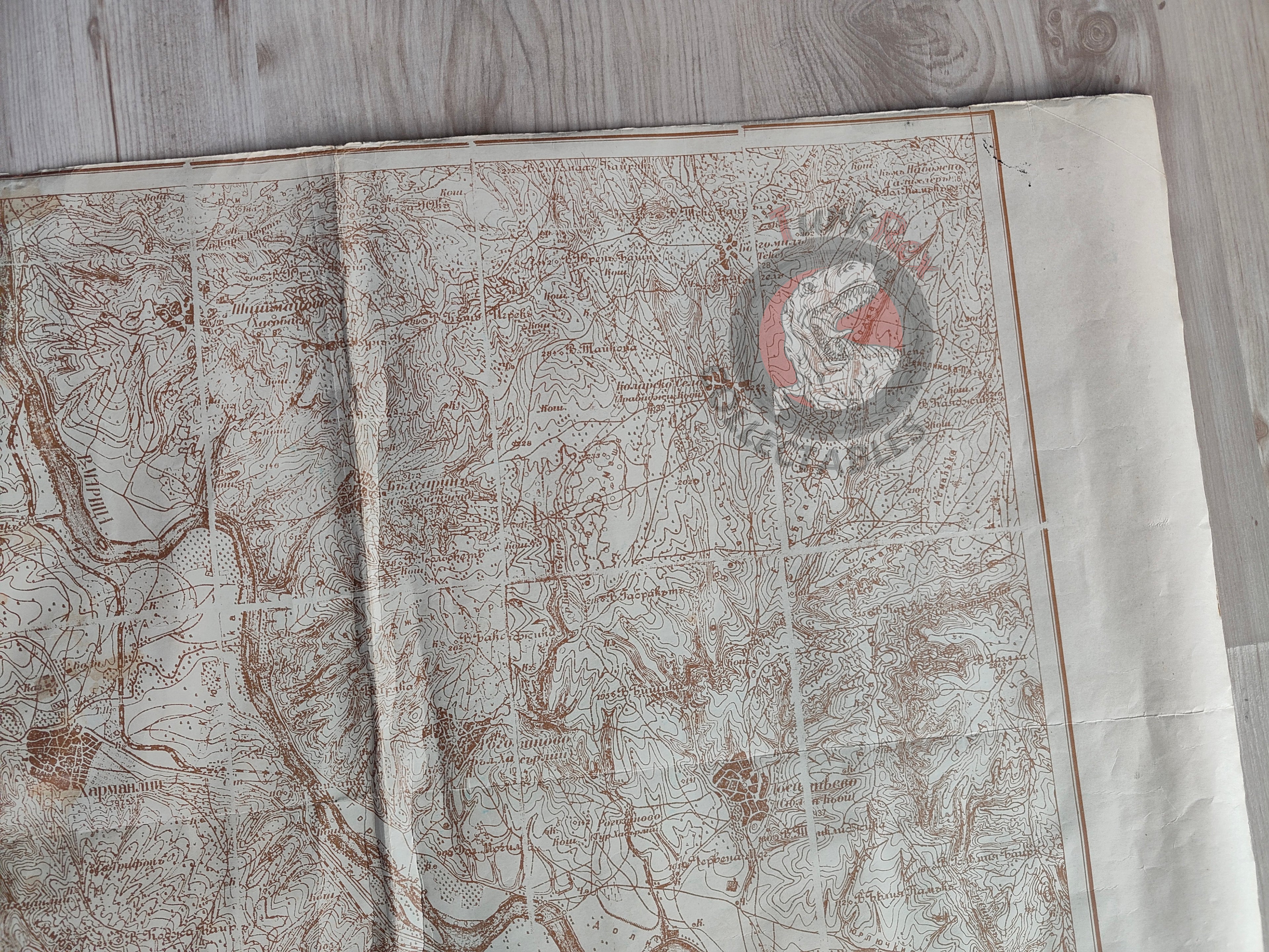 Basra Vilayet Ottoman Map 1915 General Staff of the Ottoman Army Kuwait Iraq Middle East WW1 Saudi Arabia