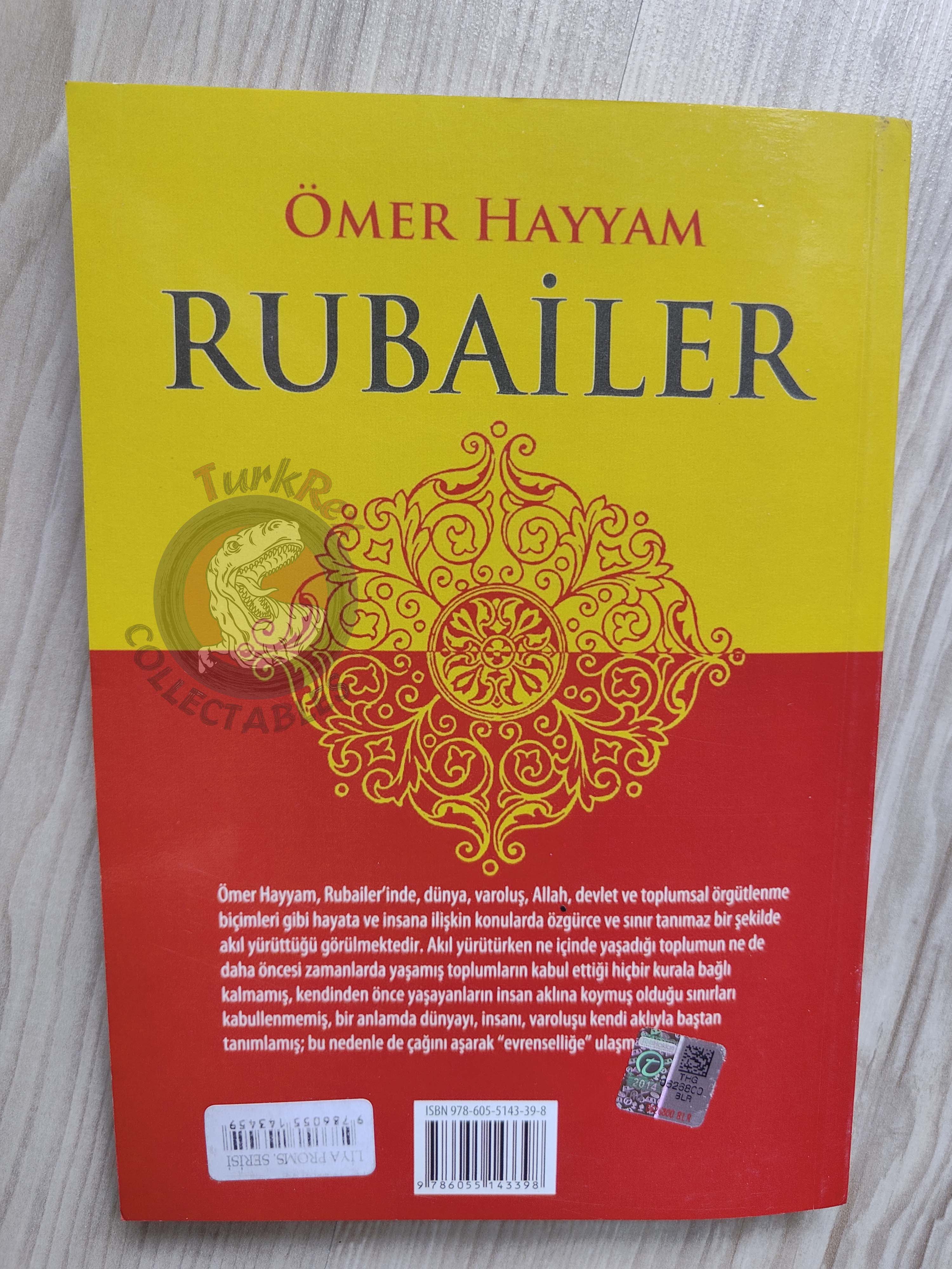 Rubaiyat of Omar Khayyam 2013 Illustrated Turkish Book Turkey