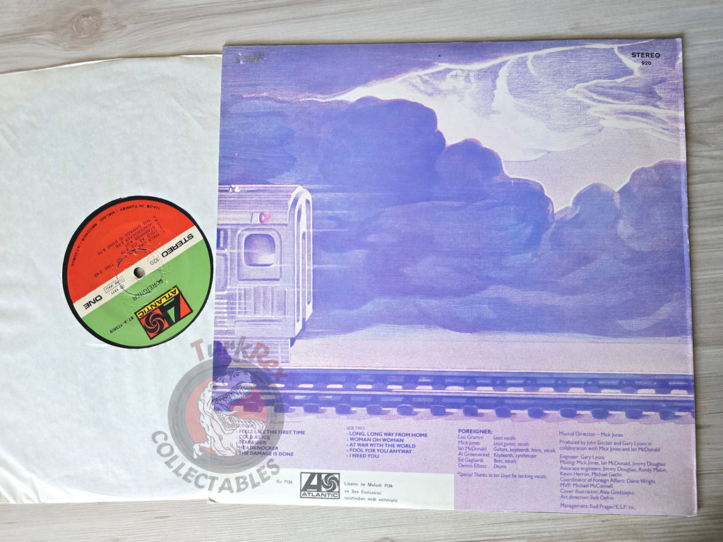 Foreigner – Foreigner Turkish Pressing Vinyl Turkey Edition