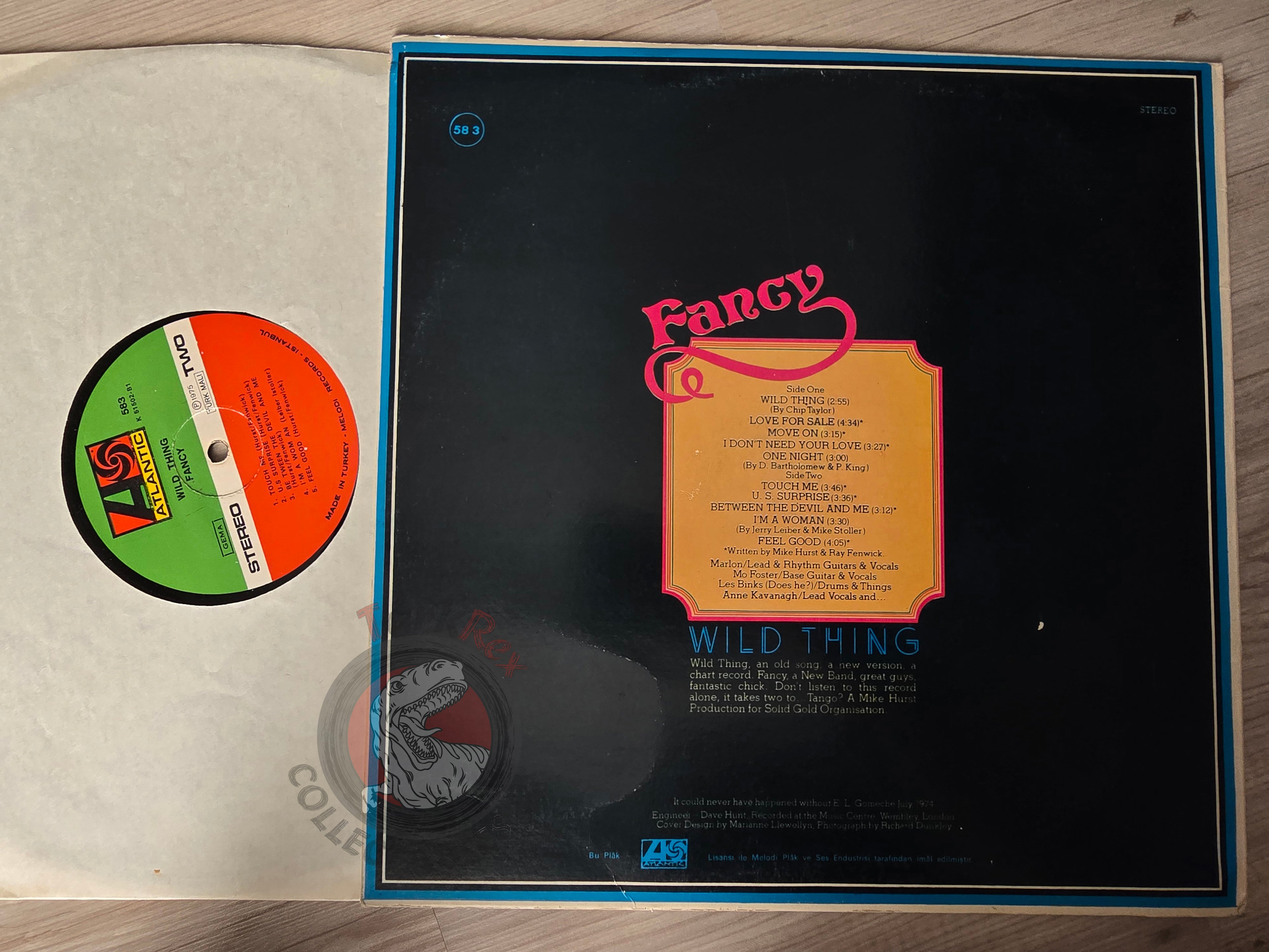 Fancy – Wild Thing Turkish Pressing Vinyl Turkey Edition