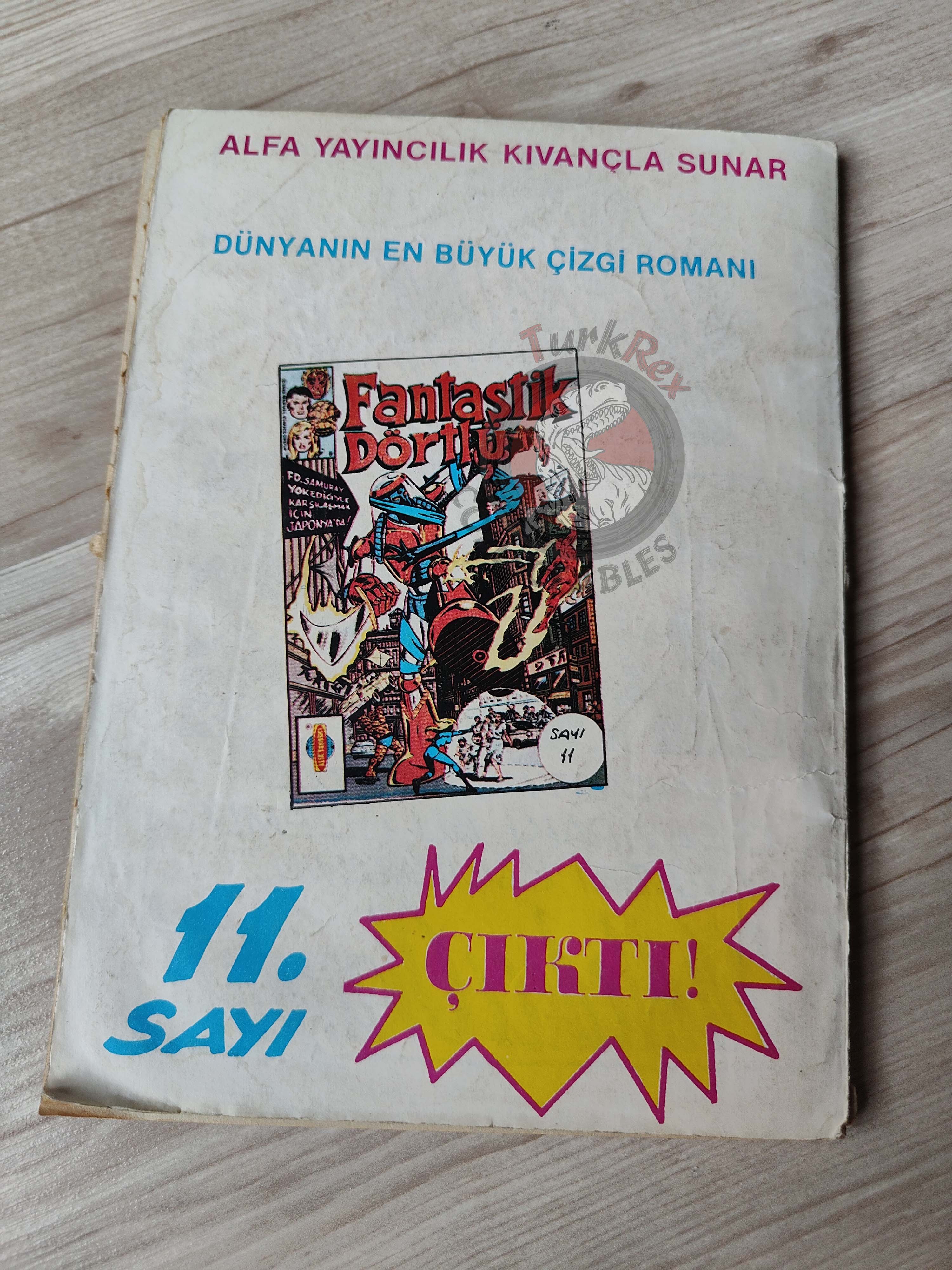 Captain America – Issue #11 1988 Turkish Comic Turkey #195 #196 #197 #198