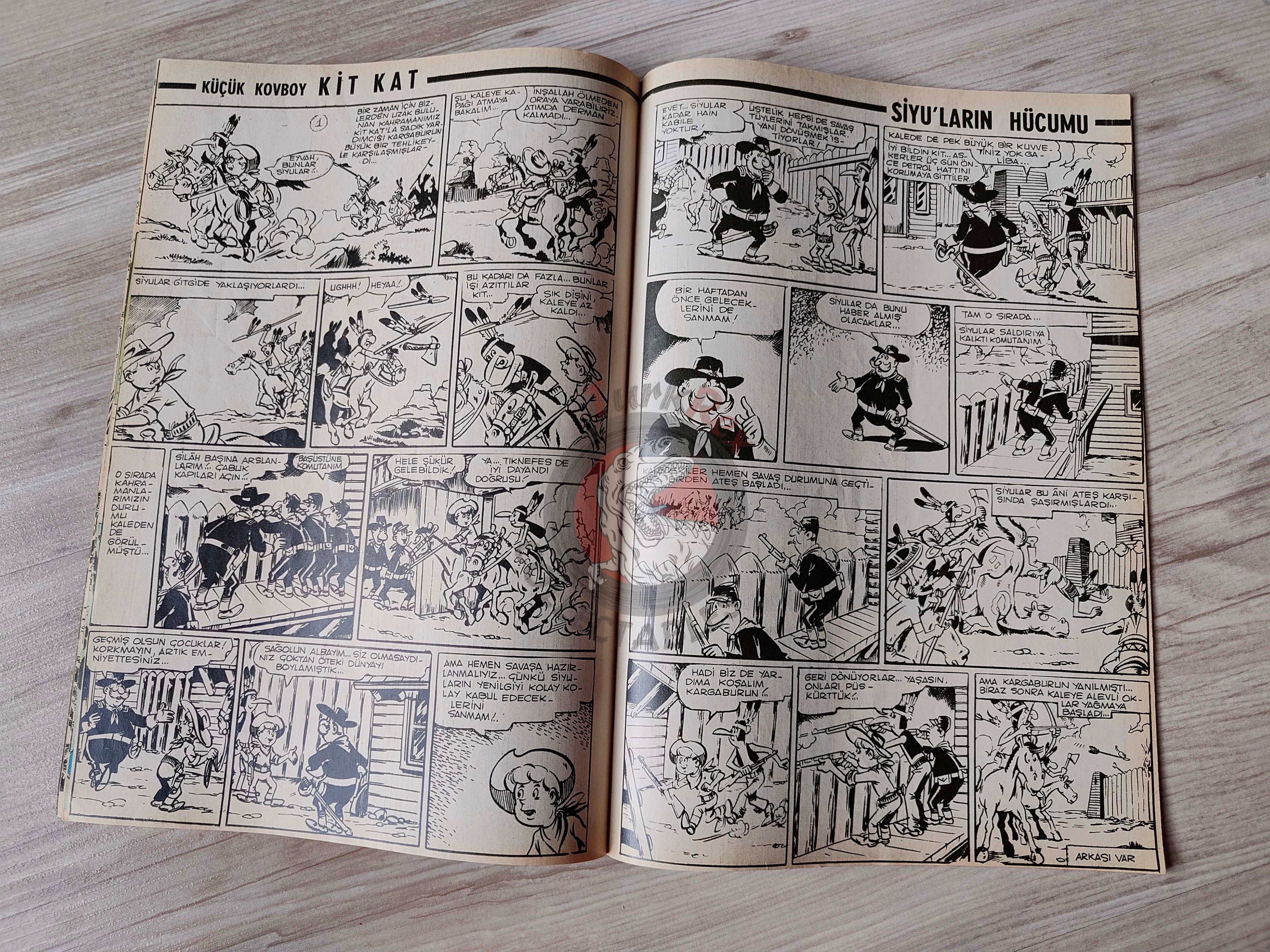 Doğan Kardeş 1971 Magazine #38 Turkish Comic Turkey William Tell Gulliver's Travels