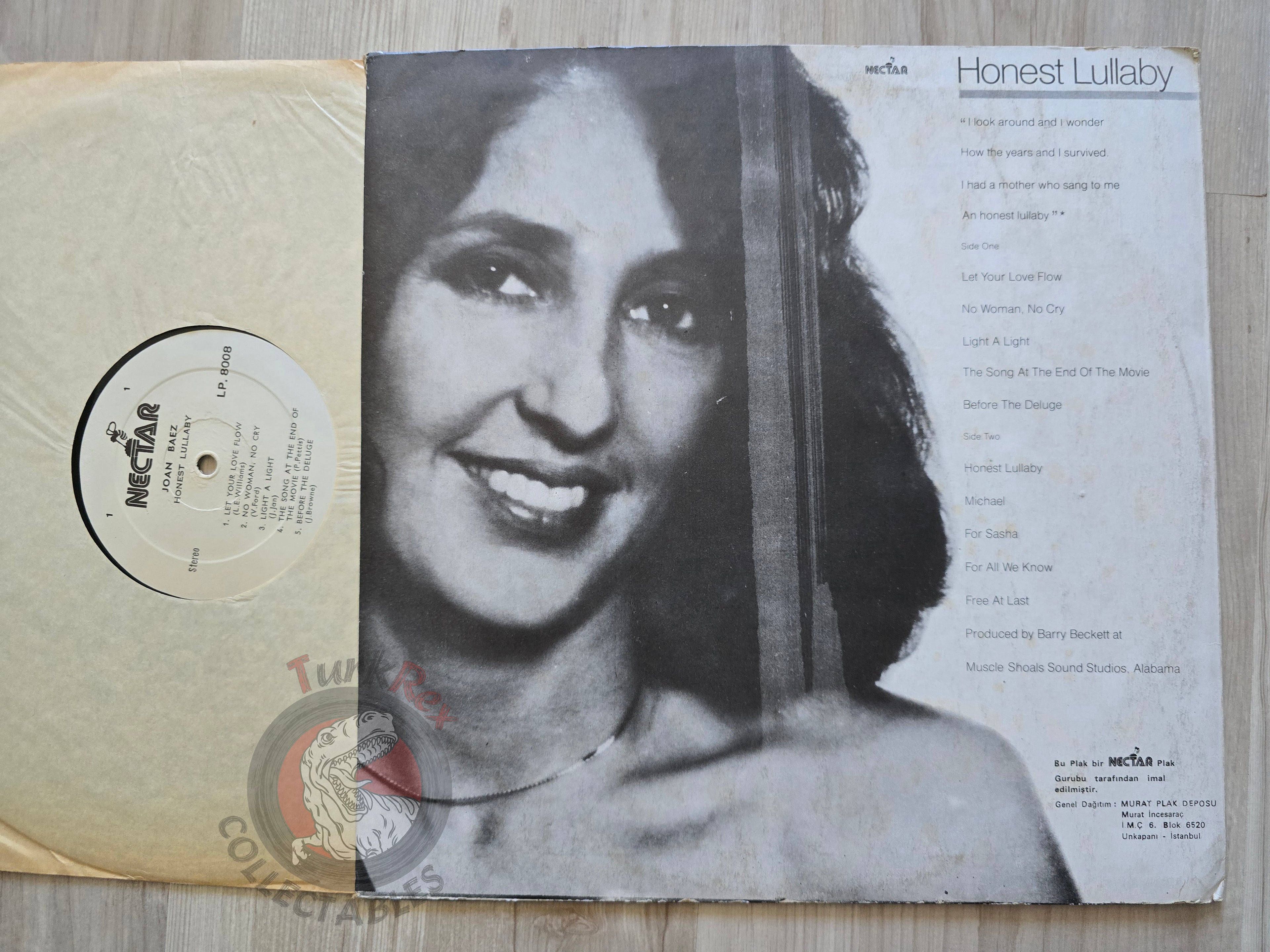 Joan Baez – Honest Lullaby Turkish Pressing Vinyl Turkey Edition