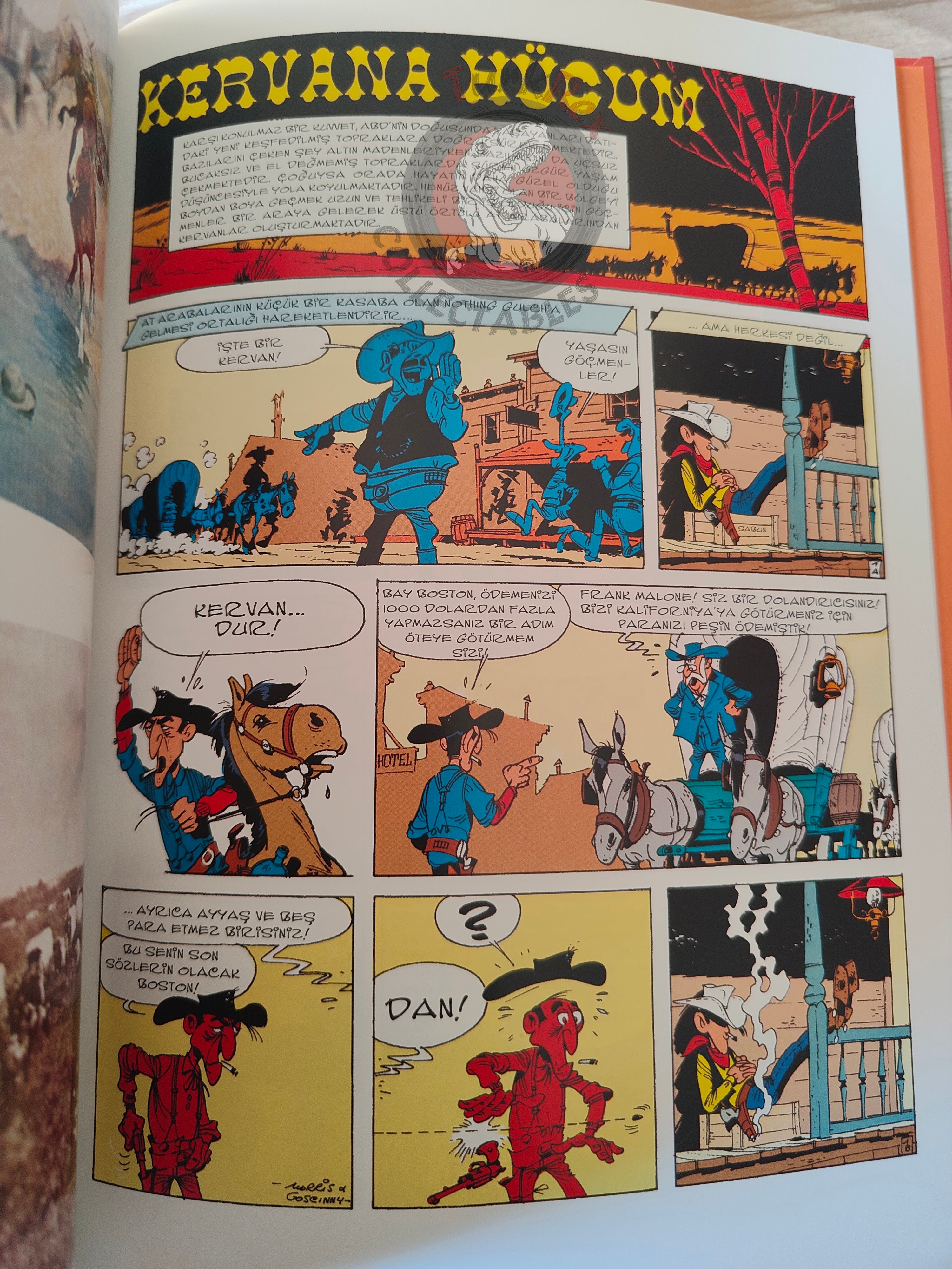 Lucky Luke – L'integrale #8 Turkish Comic Turkey Les Dalton Dans Le Blizzard