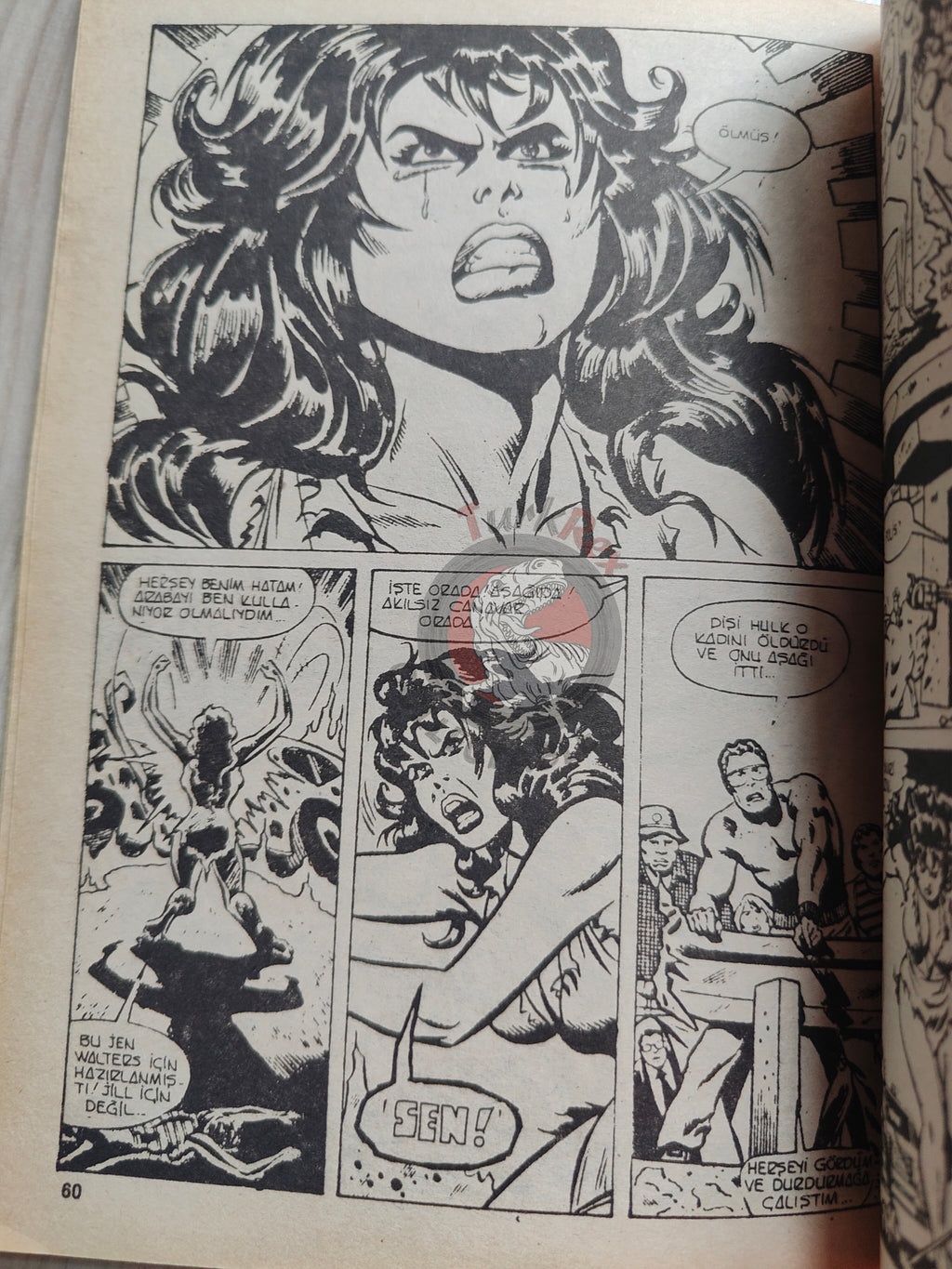 Hulk #19 1988 Turkish Comic Turkey cover Rampaging #8 #96 She-Hulk Lou Ferrigno