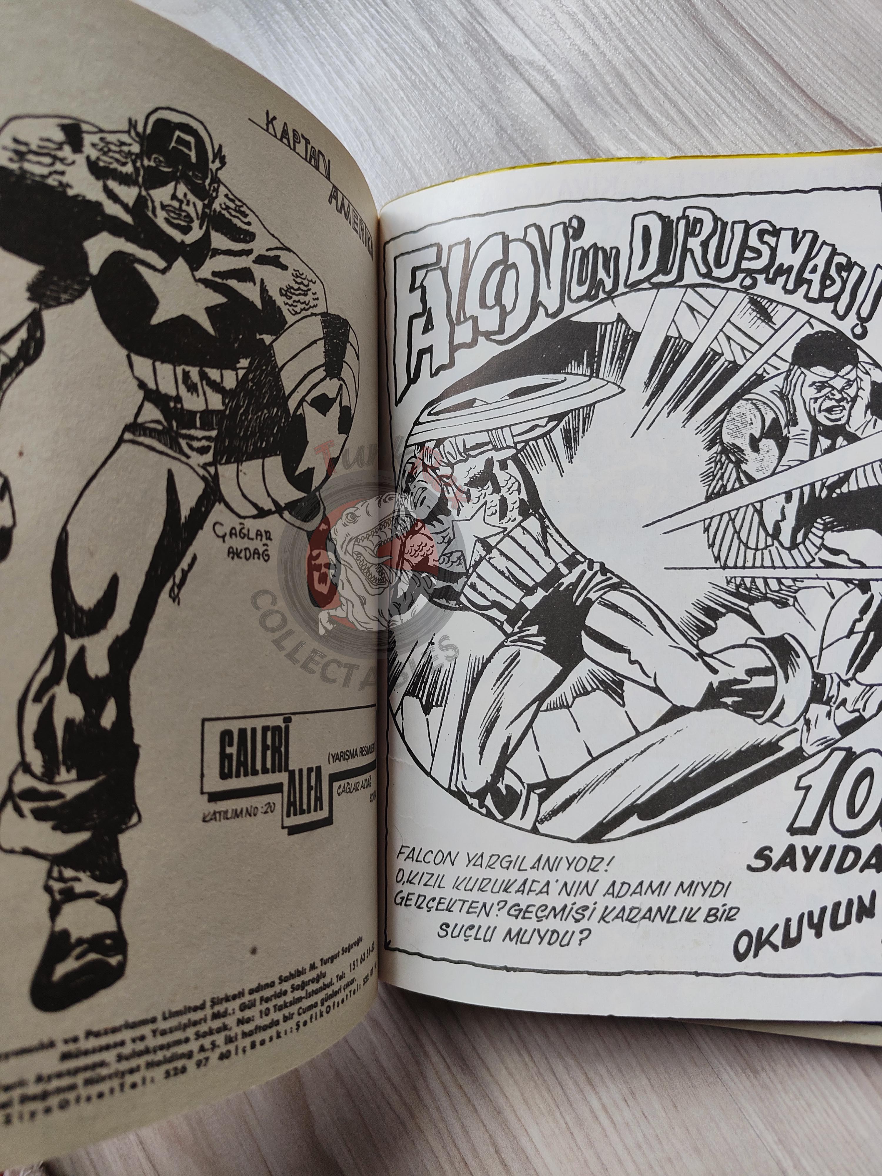 Captain America – Volume 5 1989 Turkish Comic Turkey